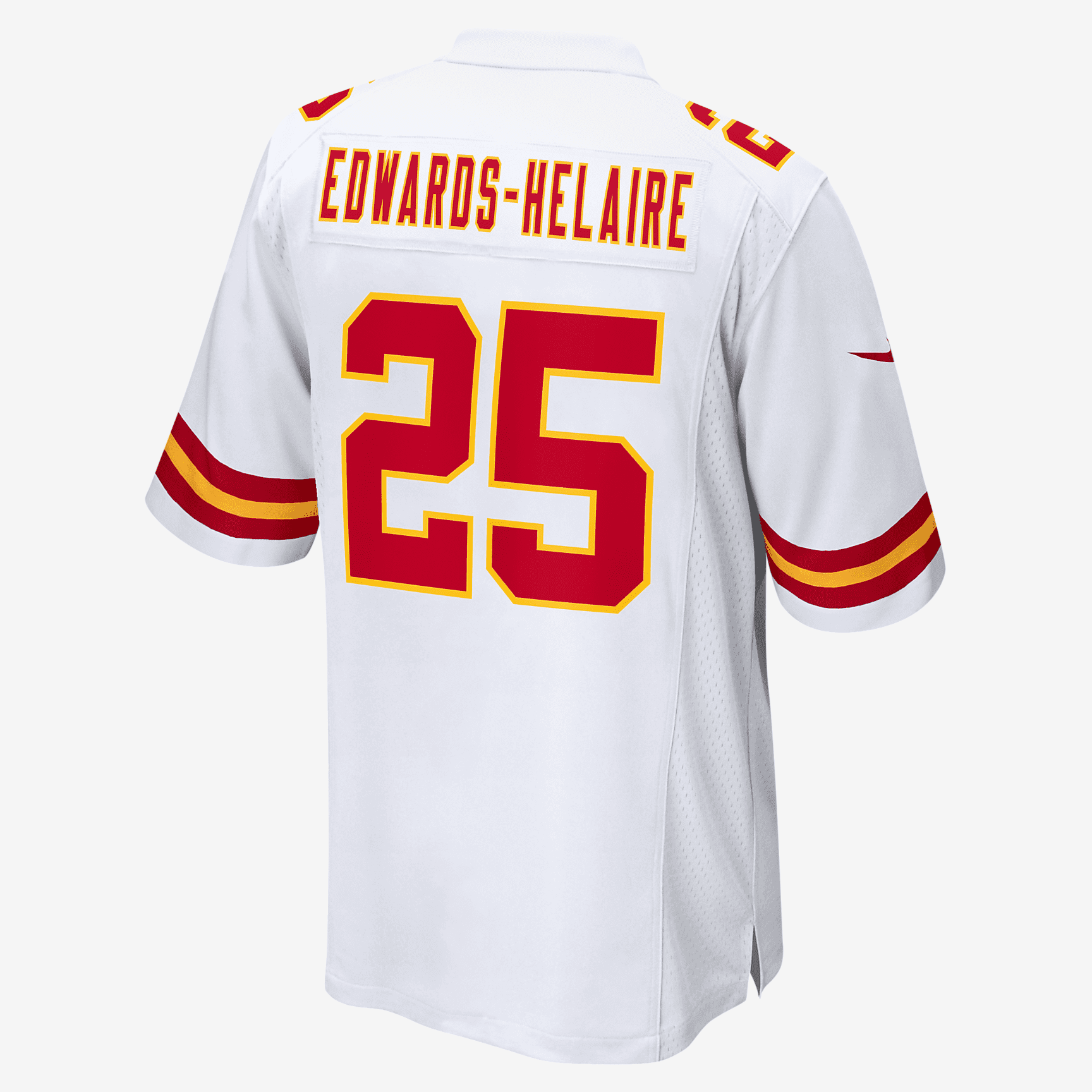 NFL Kansas City Chiefs (Clyde Edwards-Helaire) Men's Game Football Jersey - White