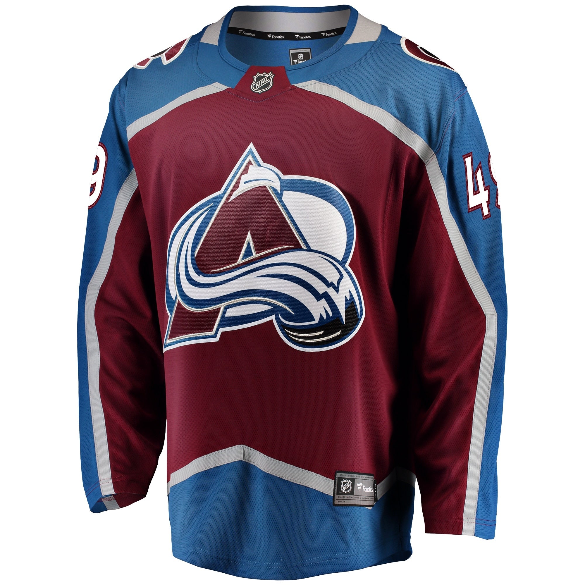 Men's Fanatics Branded Samuel Girard Burgundy Colorado Avalanche Breakaway Player Jersey