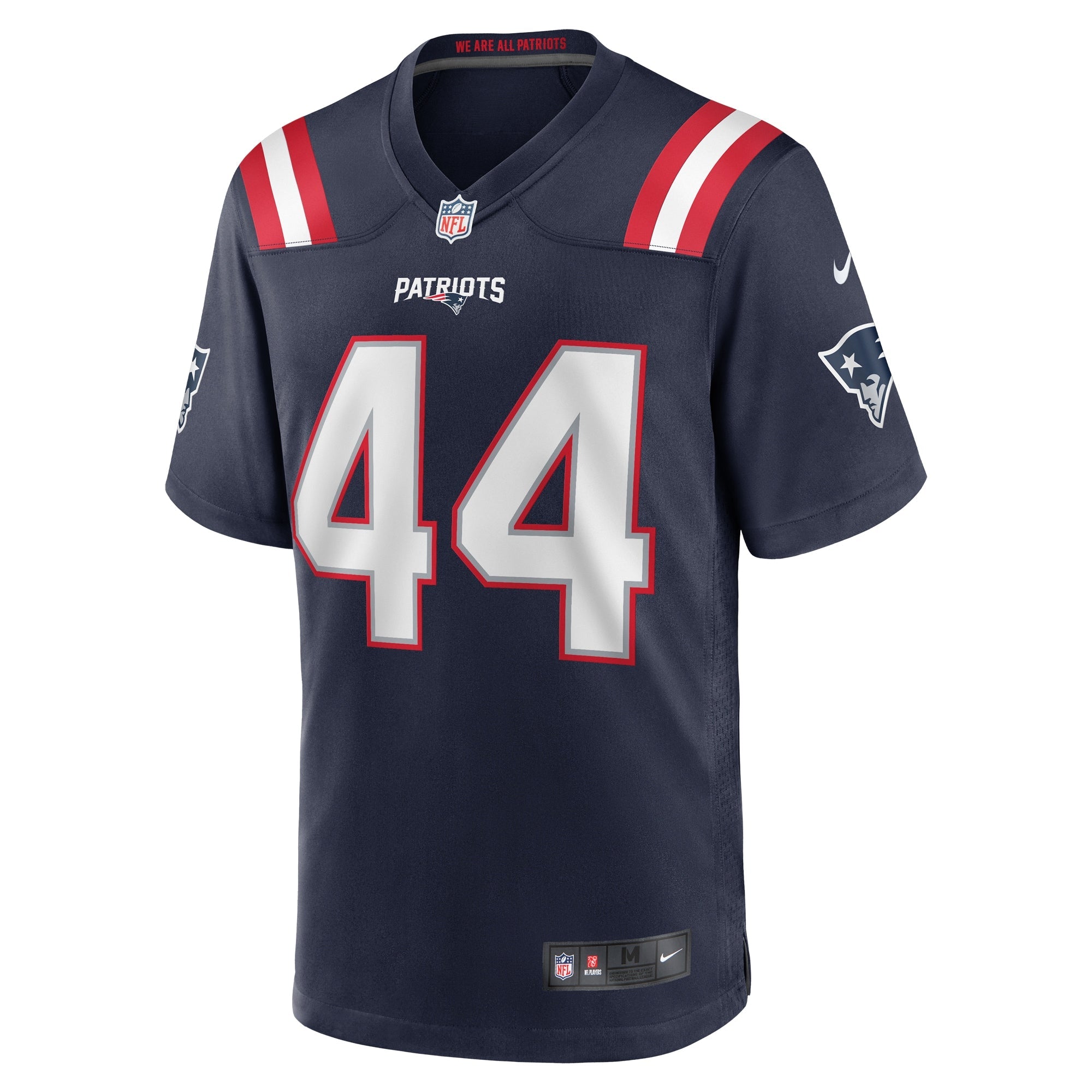 Men's Nike Raleigh Webb Navy New England Patriots Home Game Player Jersey