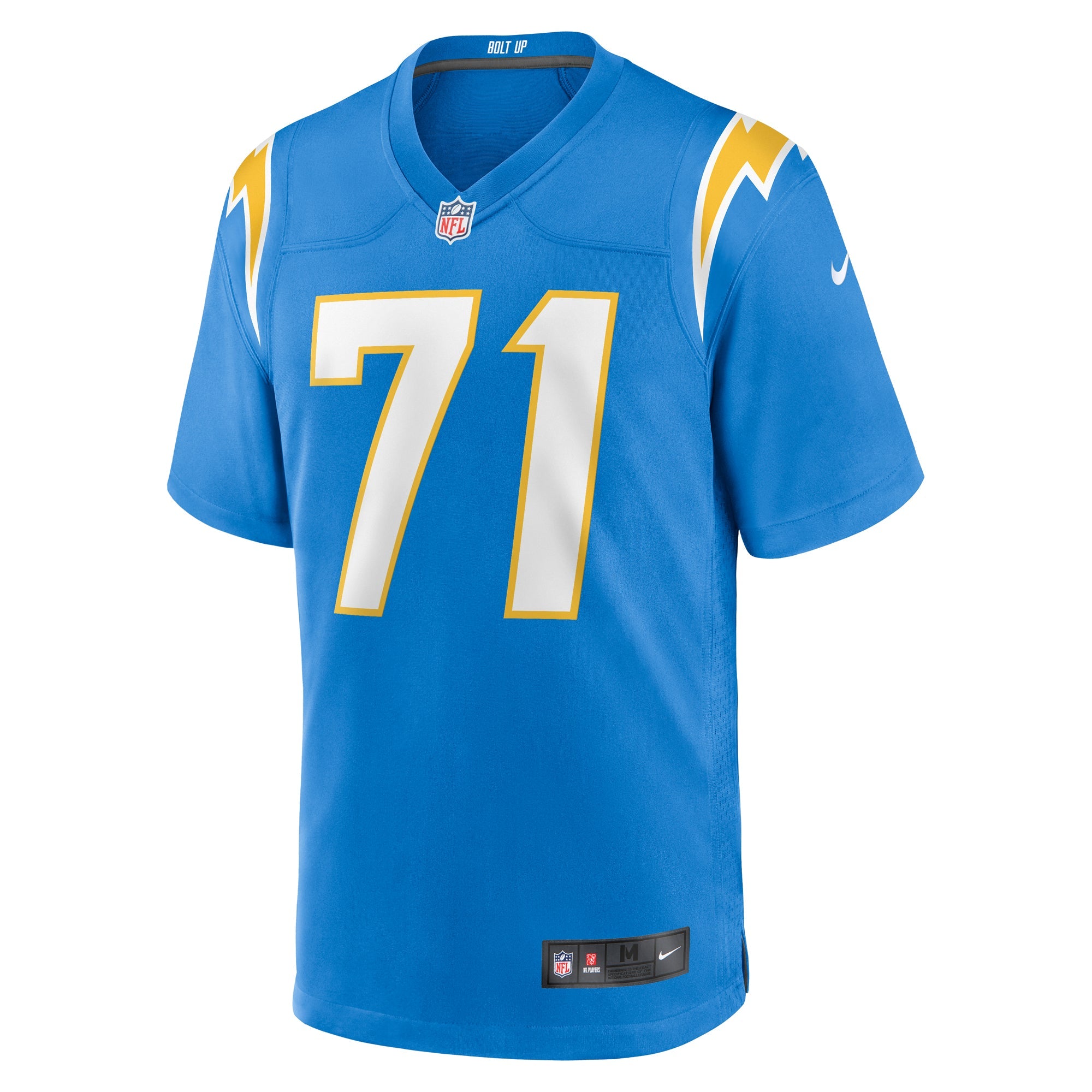 Men's Nike Jordan McFadden Powder Blue Los Angeles Chargers Team Game Jersey