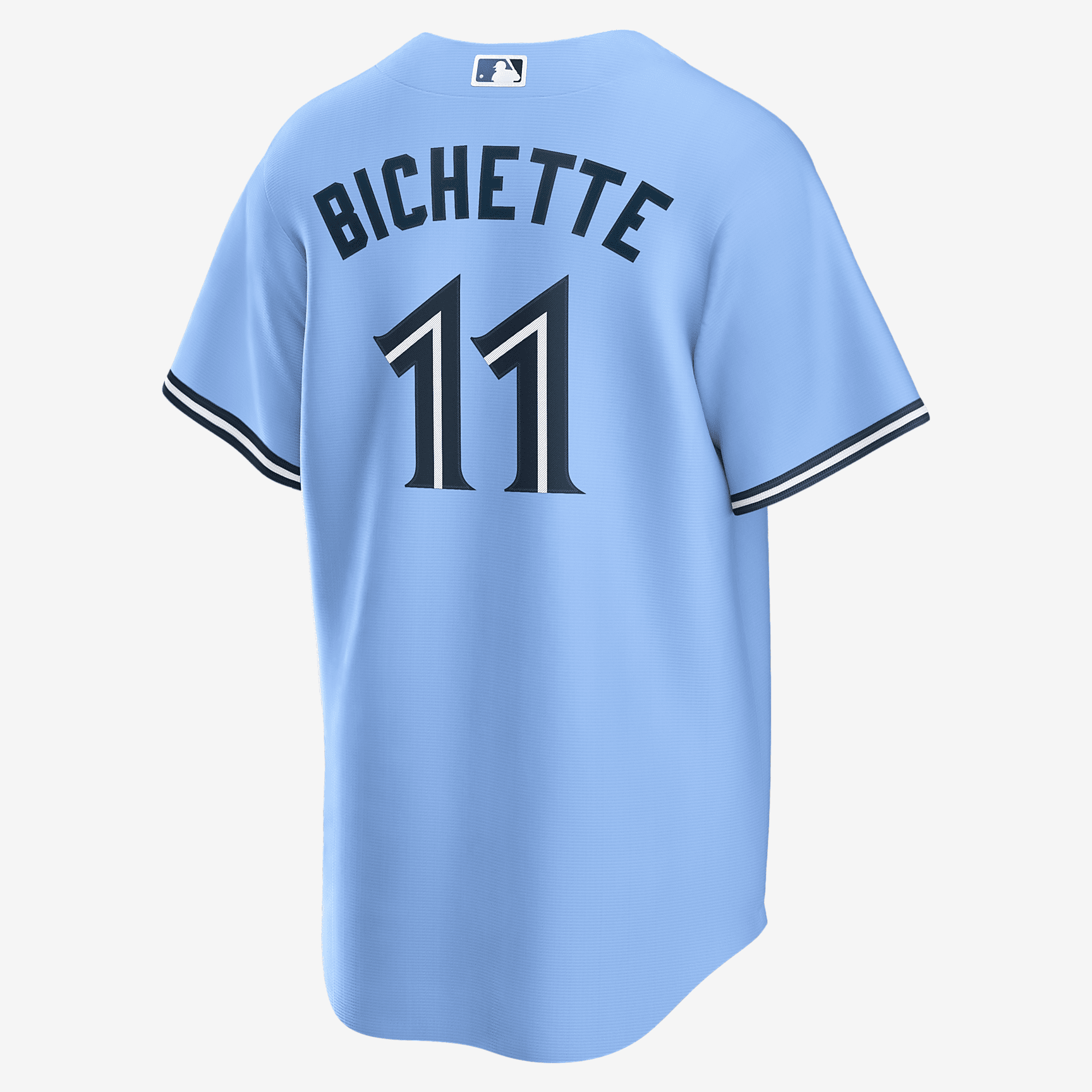 MLB Toronto Blue Jays (Bo Bichette) Men's Replica Baseball Jersey - Powder Blue