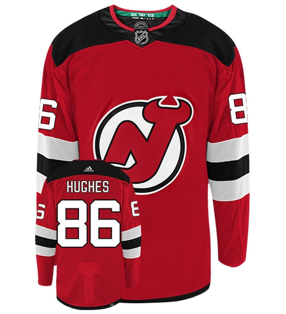 Jack Hughes New Jersey Devils Adidas Primegreen Authentic NHL Hockey Jersey