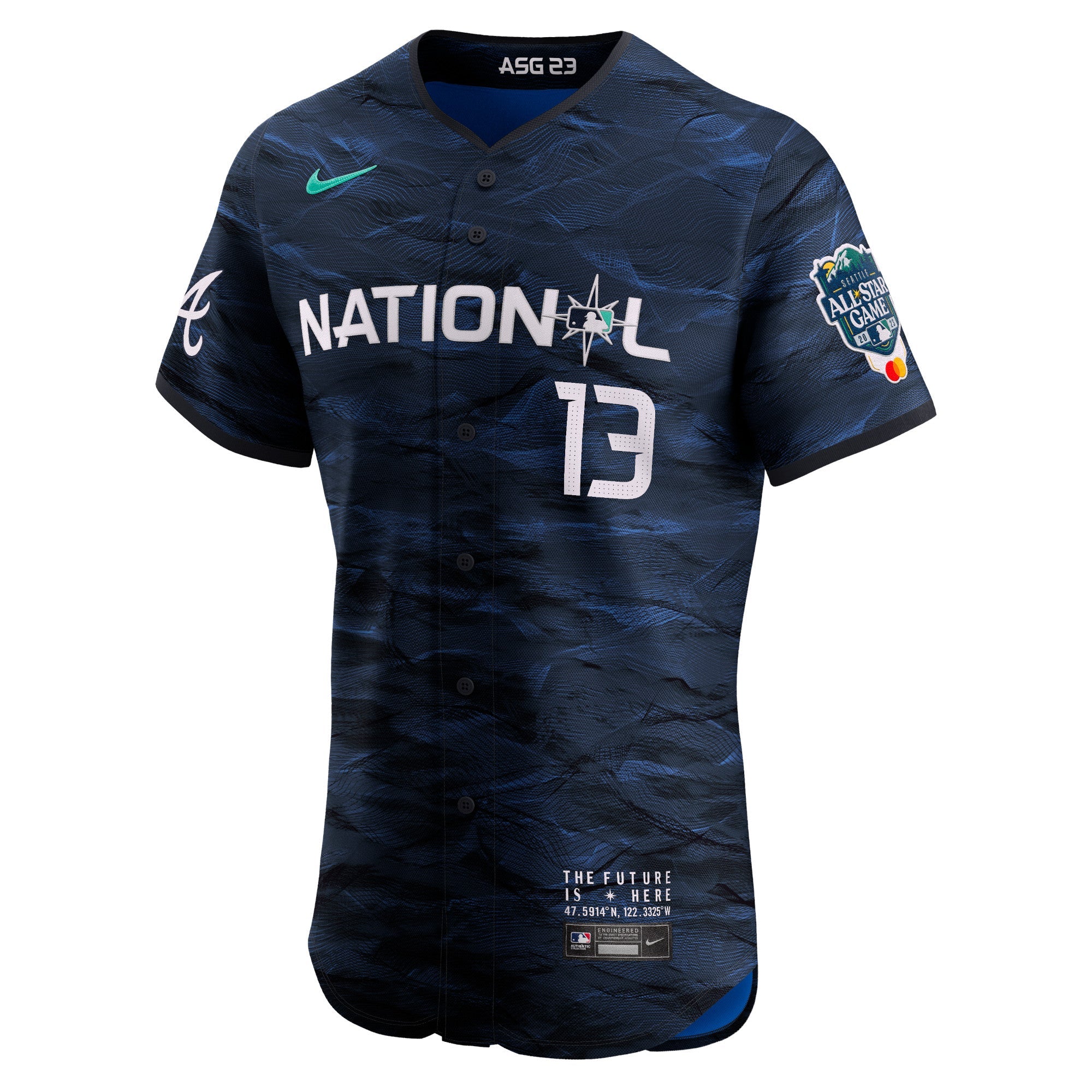Men's Nike Ronald Acu-a Jr. Royal National League 2023 MLB All-Star Game Vapor Premier Elite Player Jersey