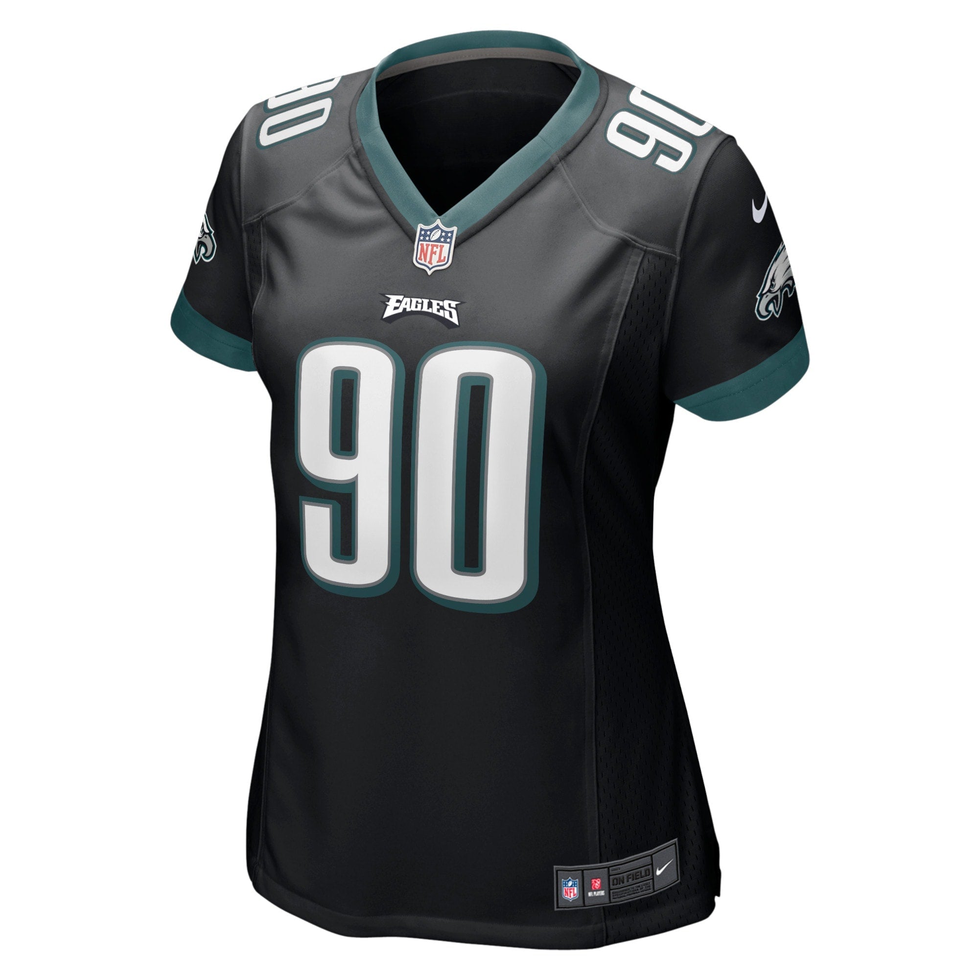 Women's Nike Jordan Davis Black Philadelphia Eagles Player Game Jersey