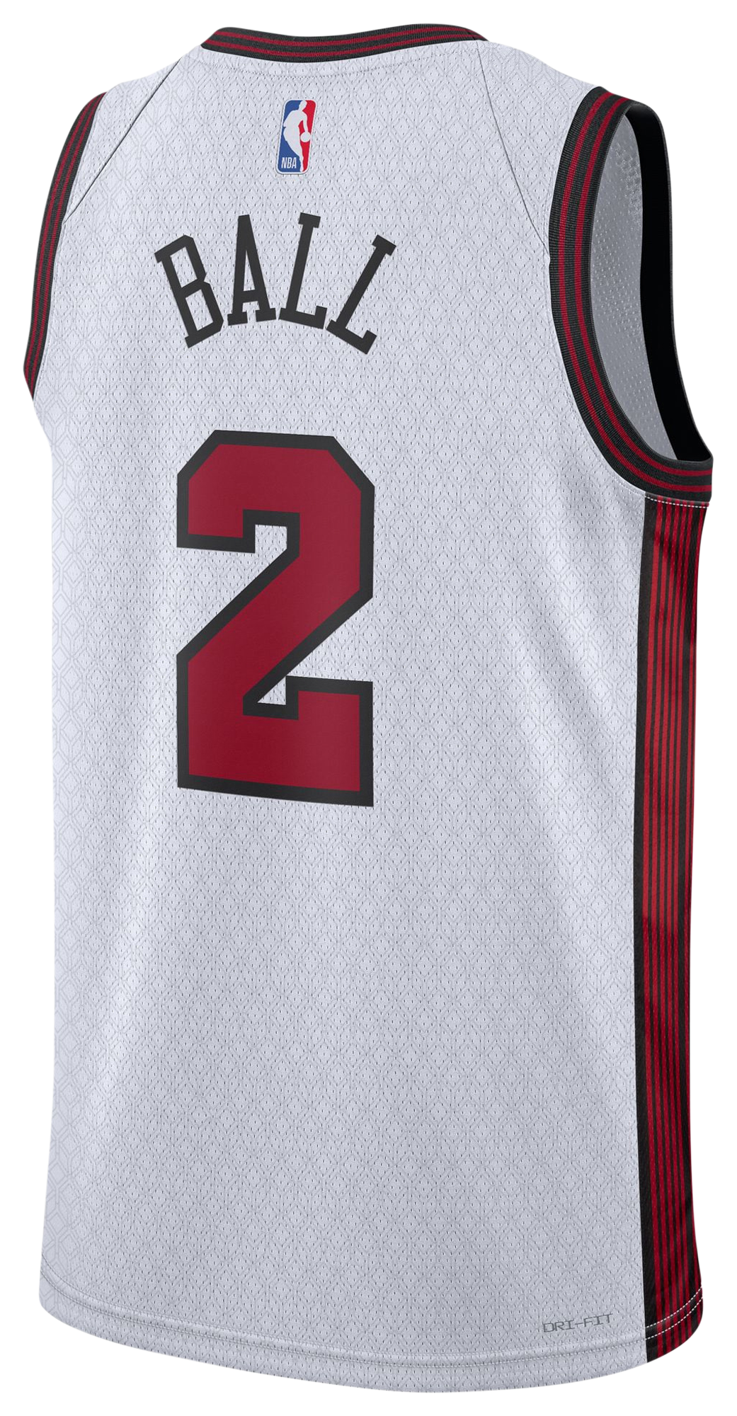 Men's Ball Lonzo Nike Bulls Swingman Jersey - White