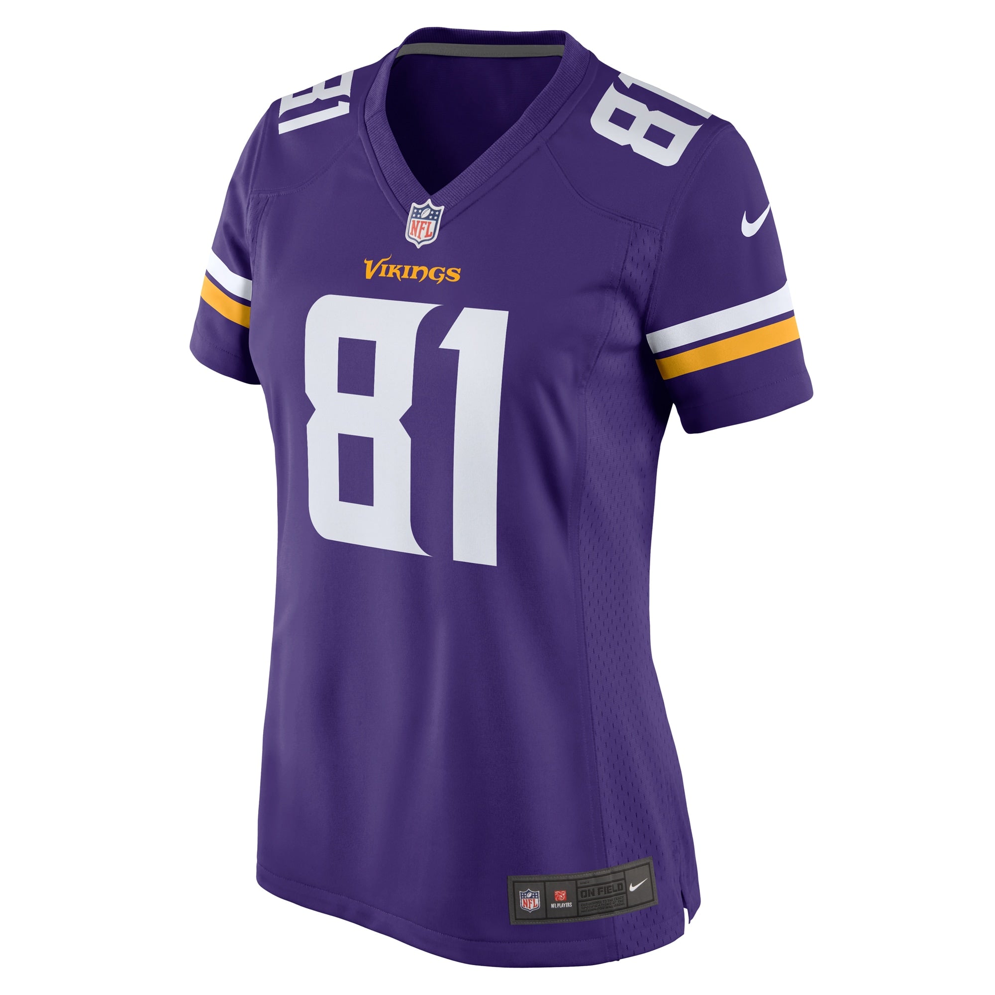 Women's Nike Bisi Johnson Purple Minnesota Vikings Game Jersey