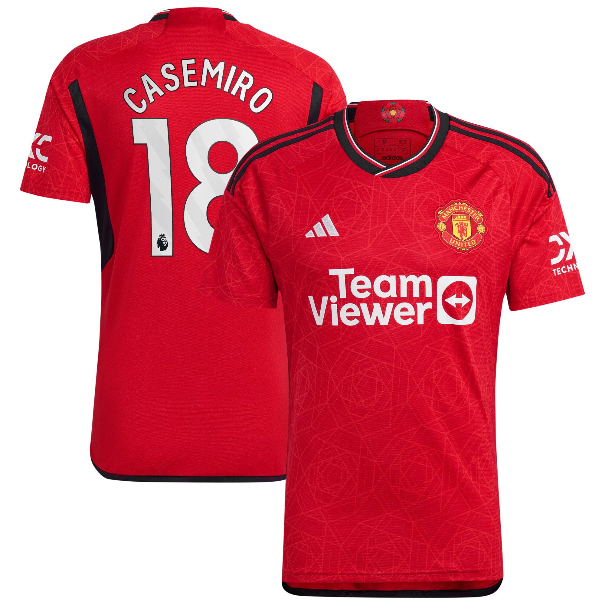 Casemiro Manchester United adidas 2023/24 Home Replica Player Jersey - Red