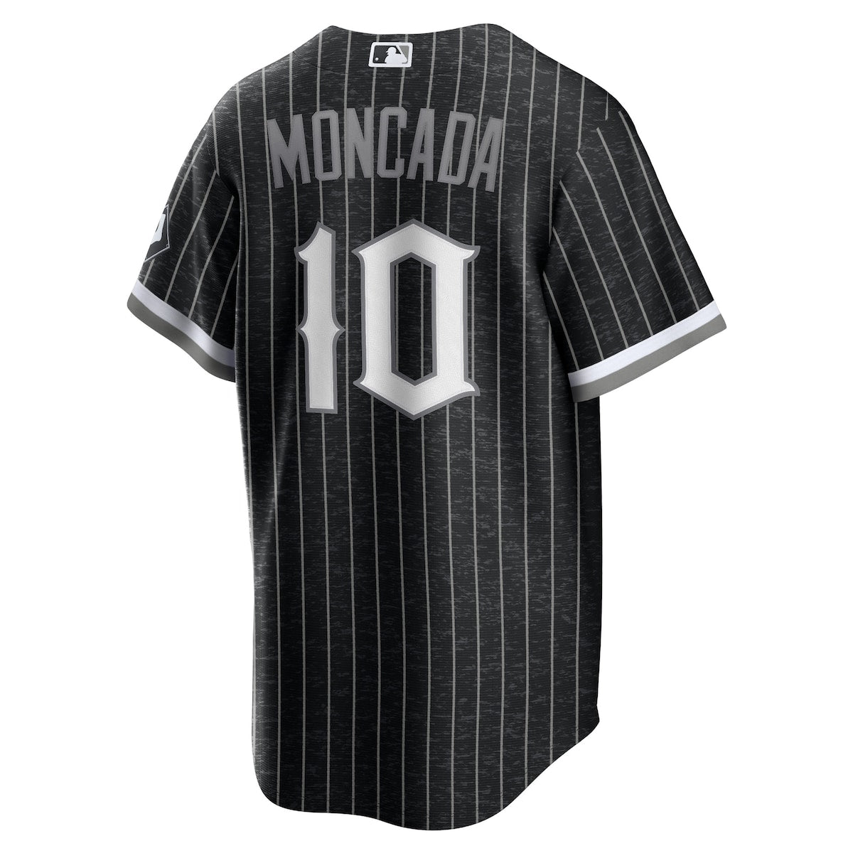 Men's Yoan Moncada Nike White Sox City Connect Replica Jersey - Black