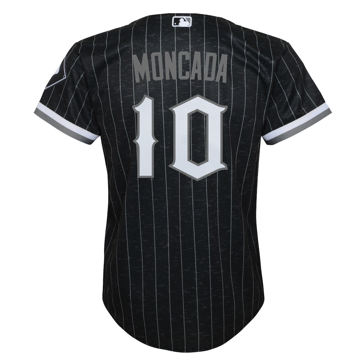 Boys' Grade School Yoan Moncada Nike White Sox City Connect Replica Jersey - Black