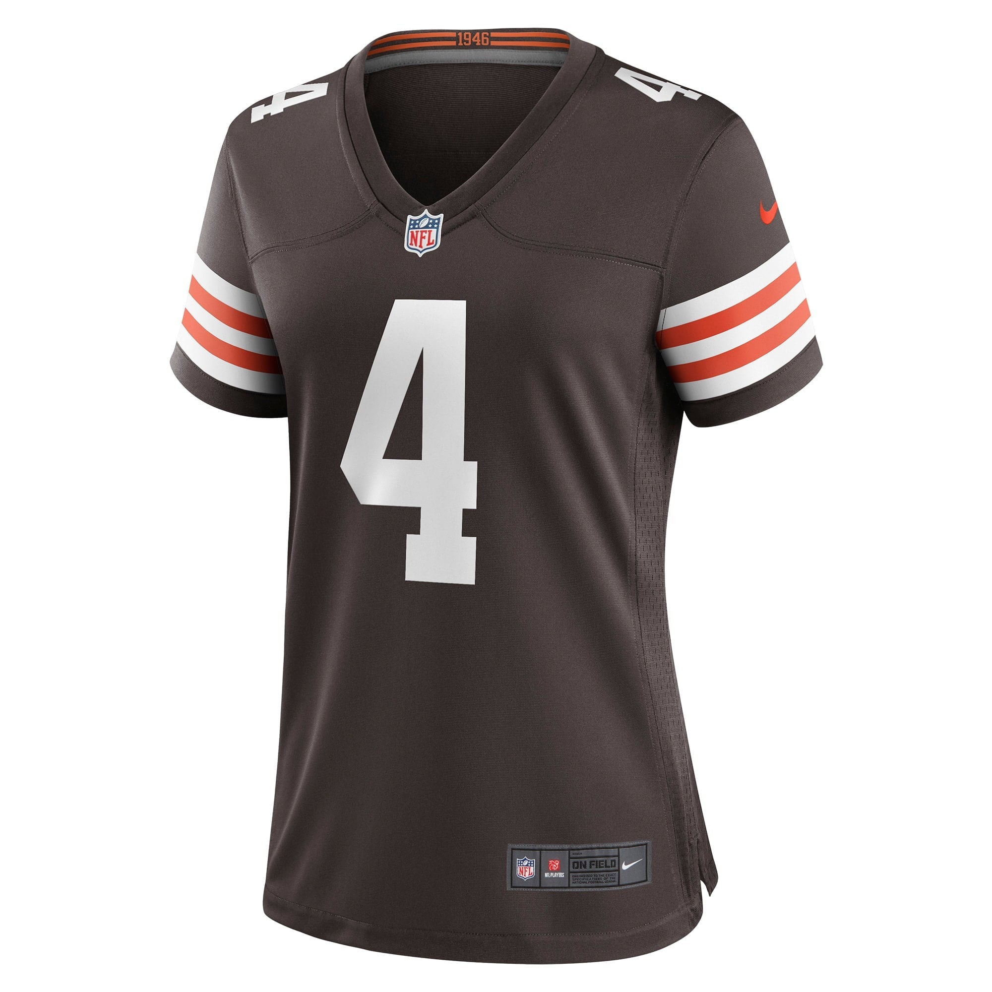 Women's Nike Deshaun Watson Brown Cleveland Browns Game Jersey