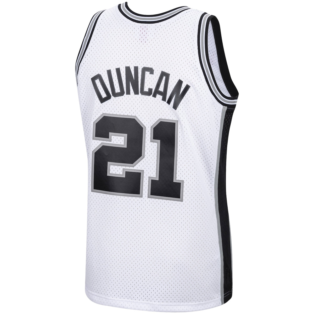 Men's Tim Duncan Mitchell & Ness Spurs Swingman Jersey - White