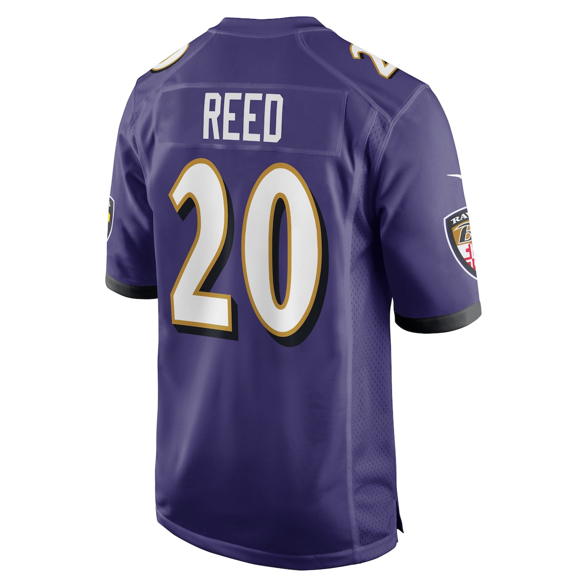 Men's Ed Reed Nike Ravens Retired Game Jersey - Purple