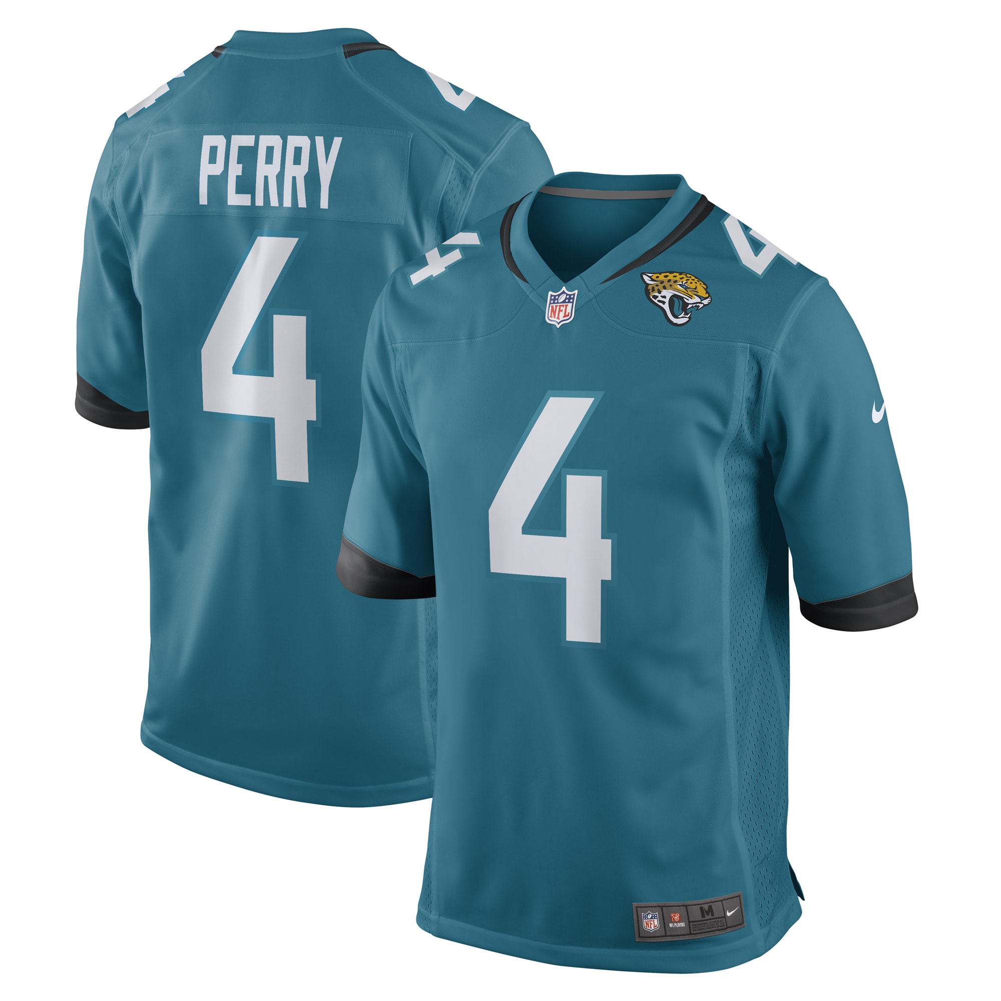 E.J. Perry Jacksonville Jaguars Nike Game Player Jersey - Teal