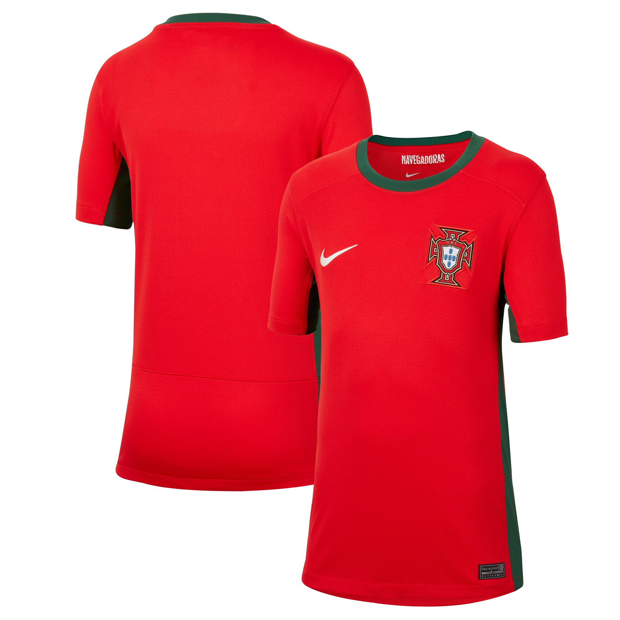 Portugal Women's National Team Nike Youth 2023 Home Stadium Replica Jersey - Red