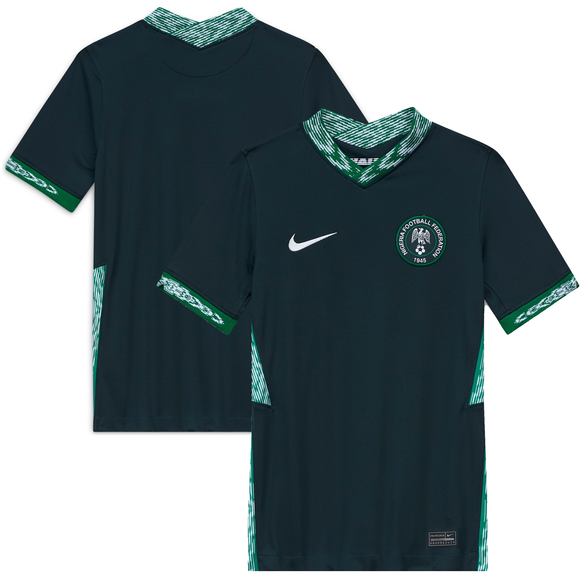 Nigeria National Team Nike Youth 2020/21 Away Replica Jersey - Green