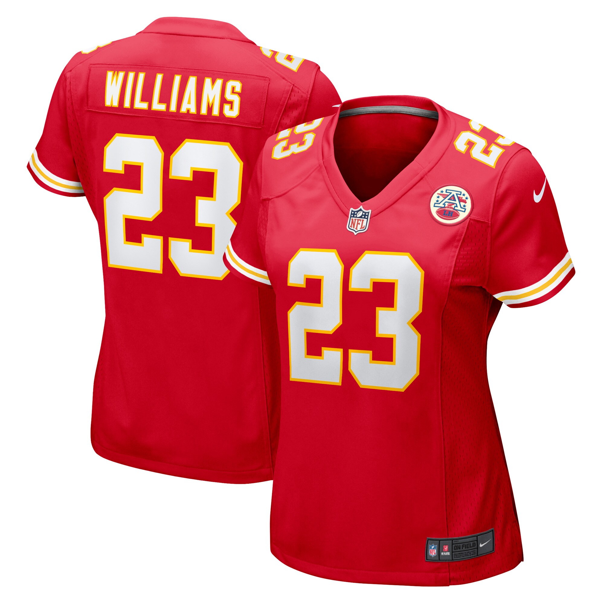 Joshua Williams Kansas City Chiefs Nike Women's Game Player Jersey - Red