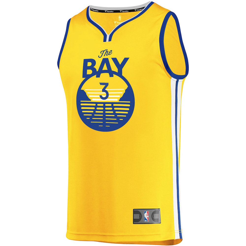 Men's Golden State Warriors Jordan Poole Statement Edition Jersey - Gold