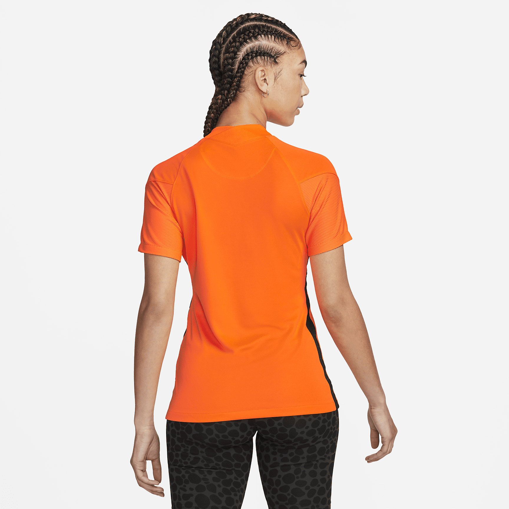 Netherlands 2022 Stadium Home Women's Nike Dri-FIT Soccer Jersey - Total Orange/Black
