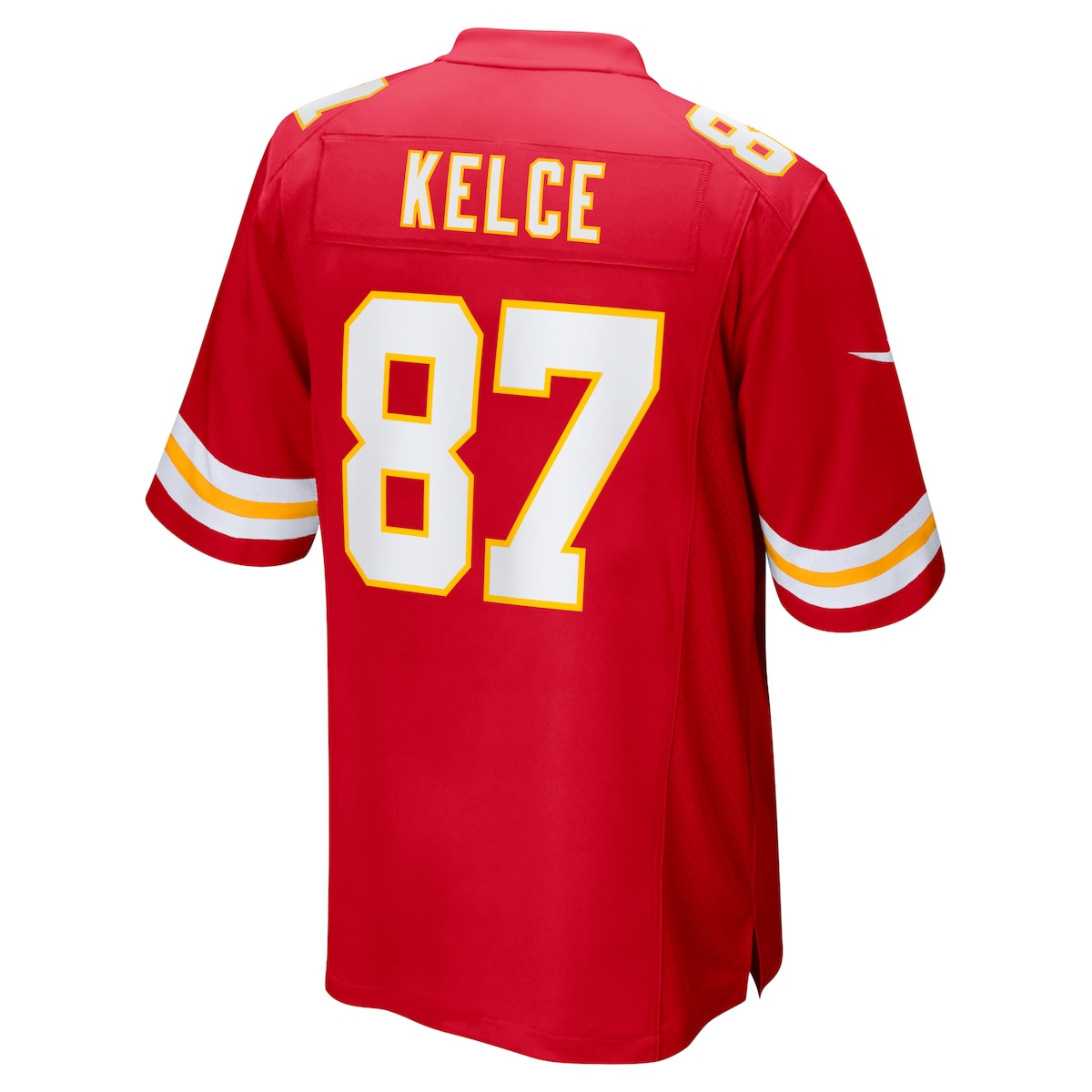 Men's Travis Kelce Nike Chiefs Super Bowl LVII Patch Game Jersey - Red