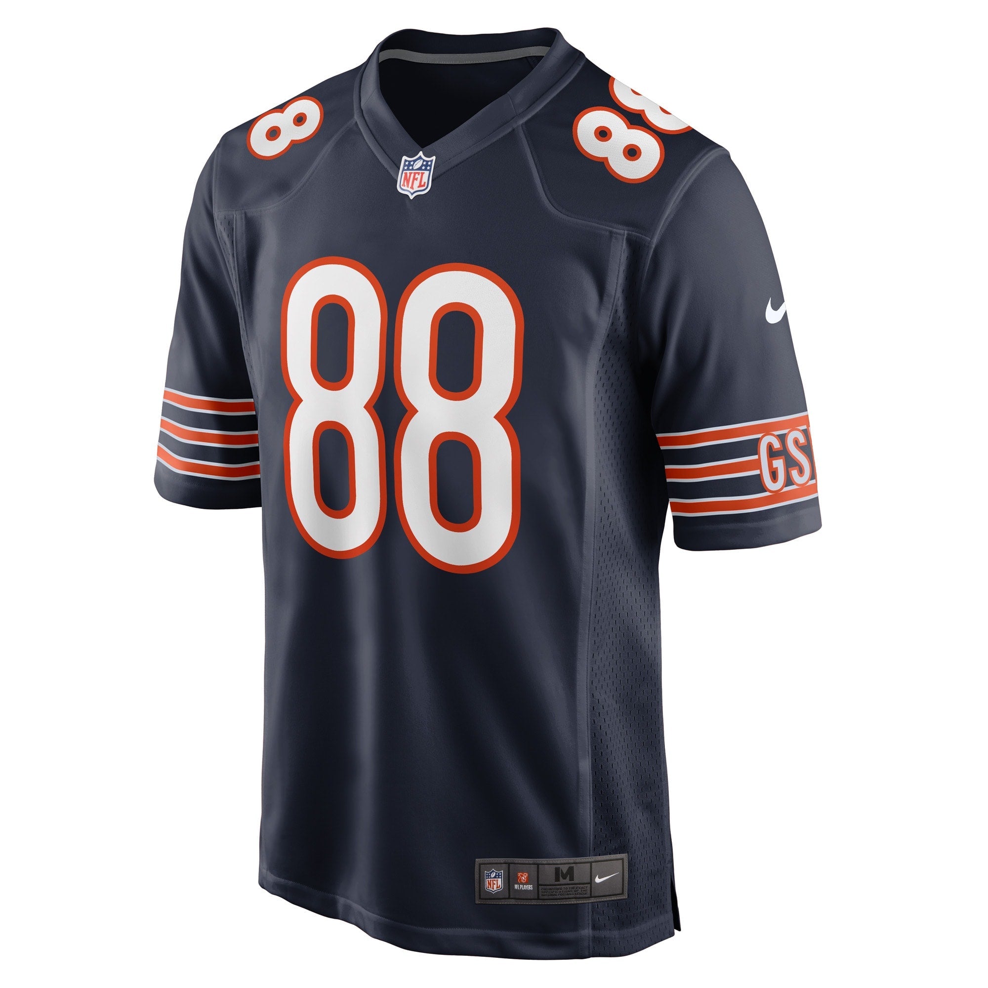 Men's Nike Tajae Sharpe Navy Chicago Bears Game Player Jersey