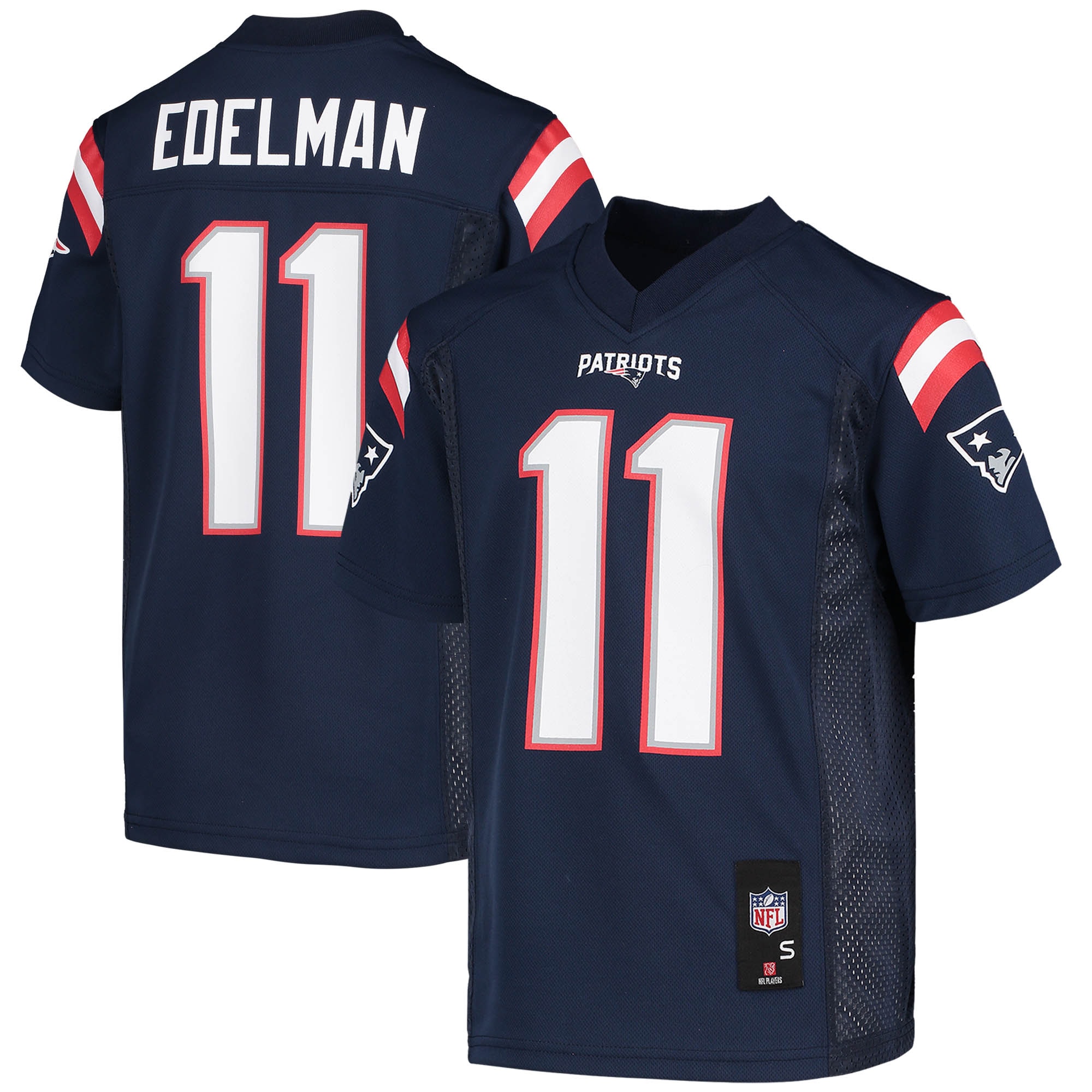 Julian Edelman New England Patriots Youth Replica Player Jersey - Navy