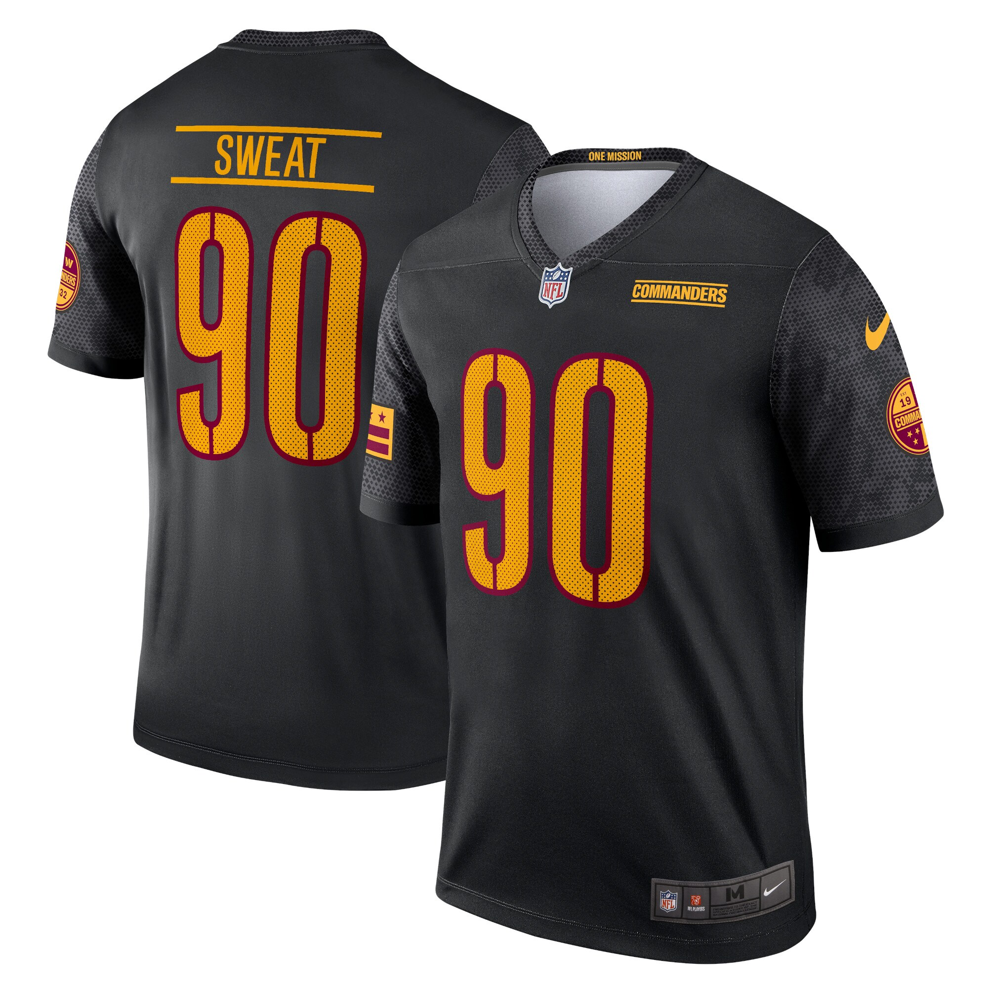 Montez Sweat Washington Commanders Nike Alternate Legend Jersey - Black