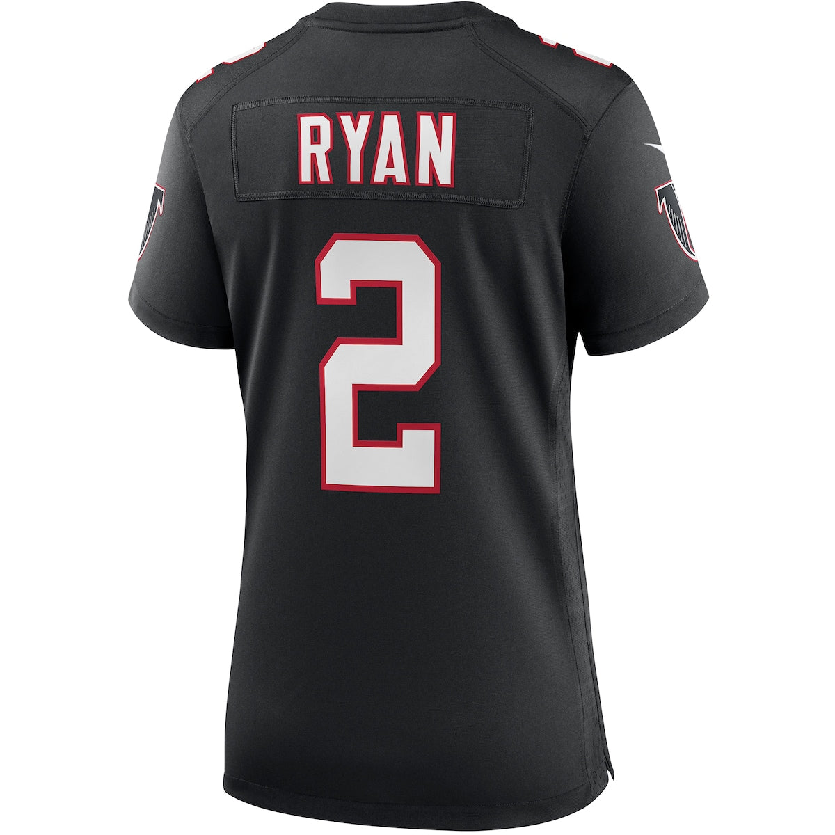 Women's Matt Ryan Nike Falcons Game Jersey - Black