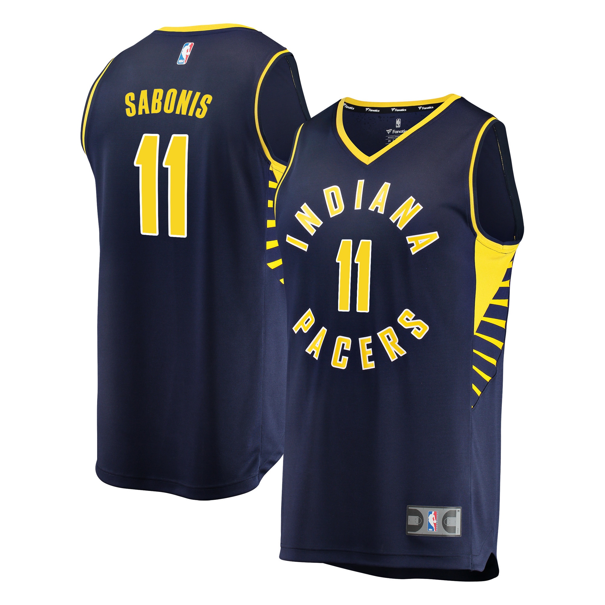 Domantas Sabonis Indiana Pacers Fanatics Branded Fast Break Replica Player Jersey - Icon Edition - Navy