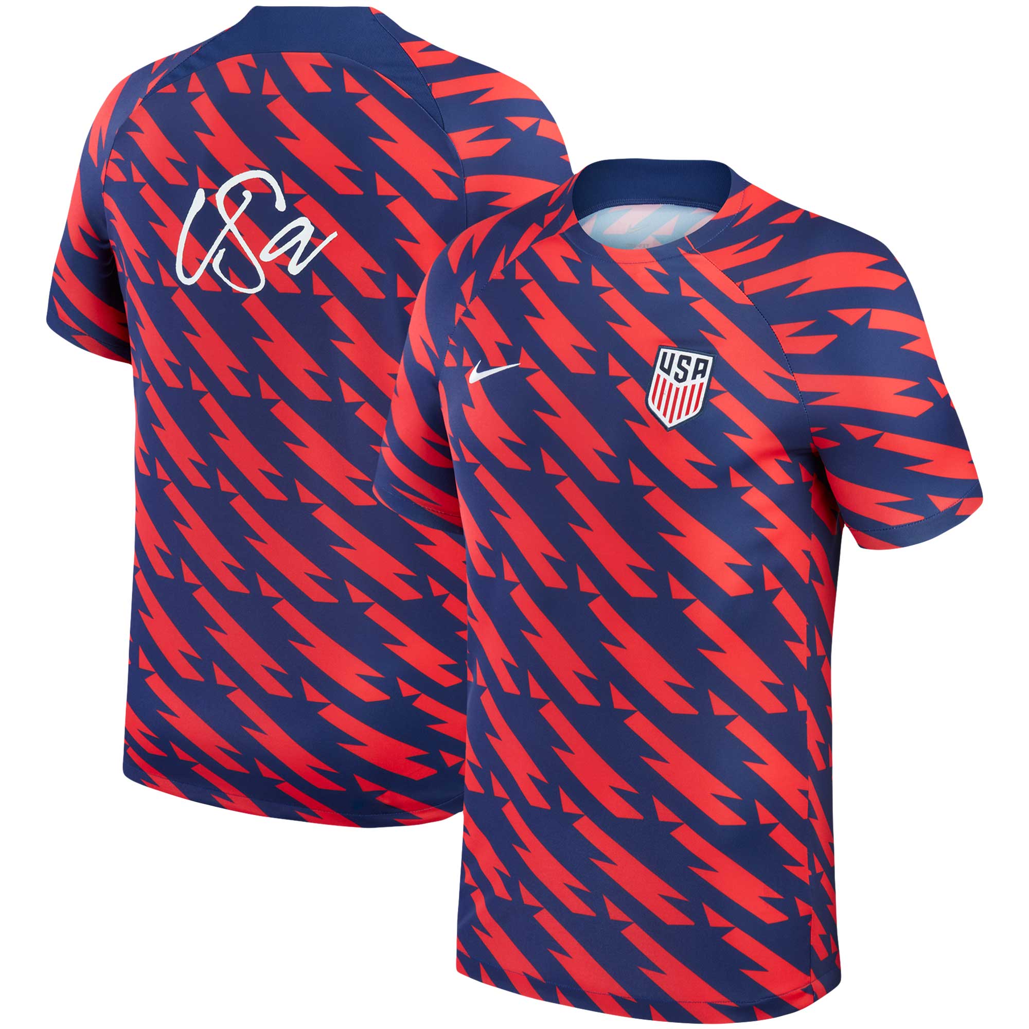 USMNT Nike 2023 Academy Pro Pre-Match Top - Navy