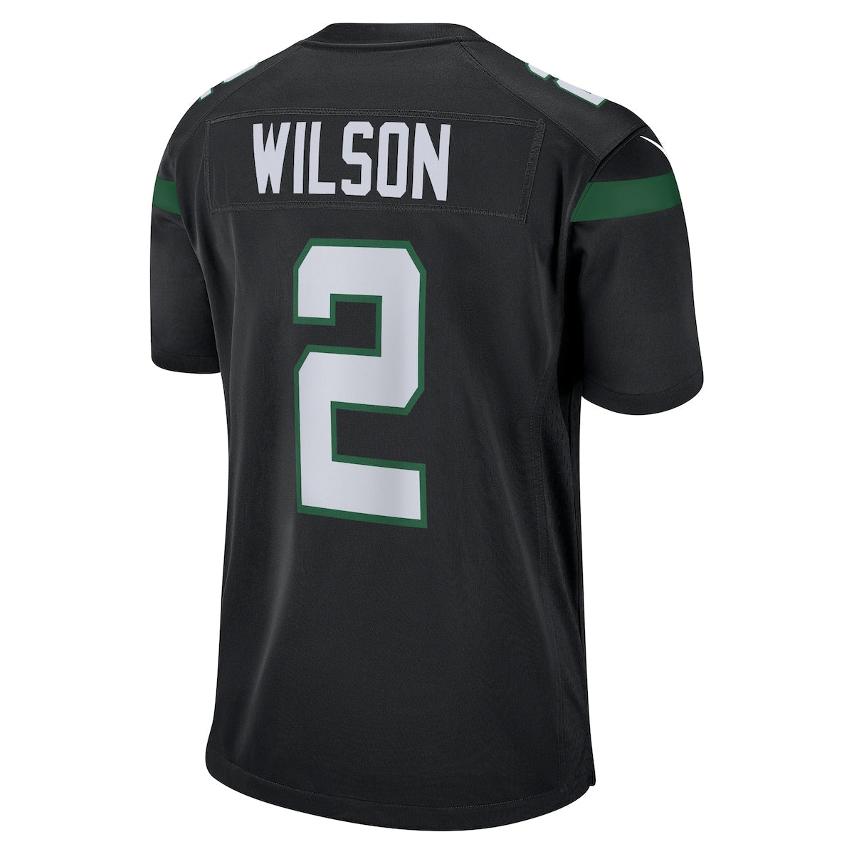 Boys' Grade School Zach Wilson Nike Jets Game Jersey - Black