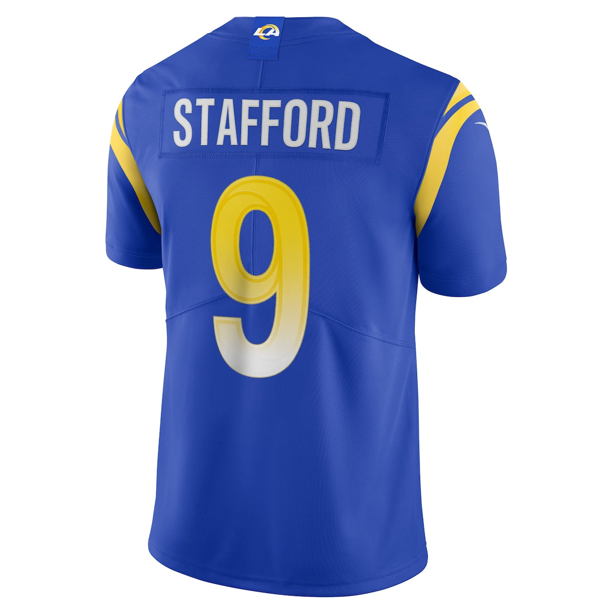Men's Matthew Stafford Nike Rams Bone Vapor Limited Jersey - Blue