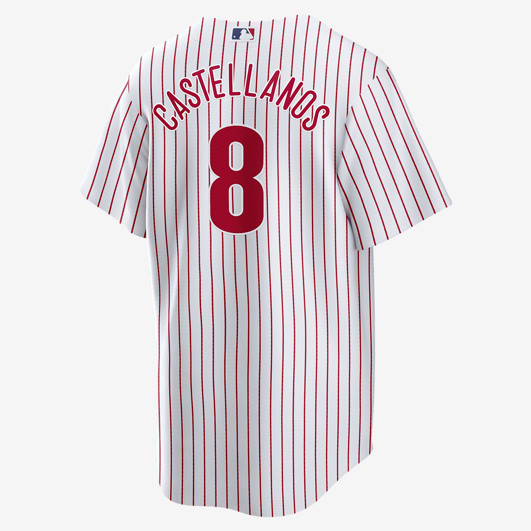 MLB Philadelphia Phillies (Nick Castellanos) Men's Replica Baseball Jersey - Sport Red/Rush Blue