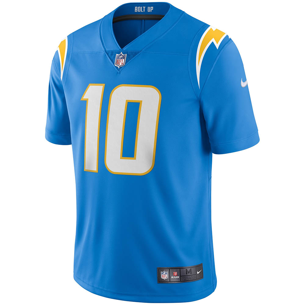 Men's Los Angeles Chargers Justin Herbert Vapor Limited Jersey Powder Blue