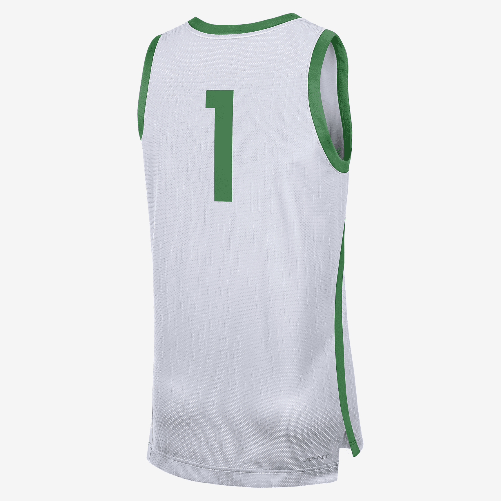 Nike College Dri-FIT (Oregon) Men's Replica Basketball Jersey - White/Apple Green