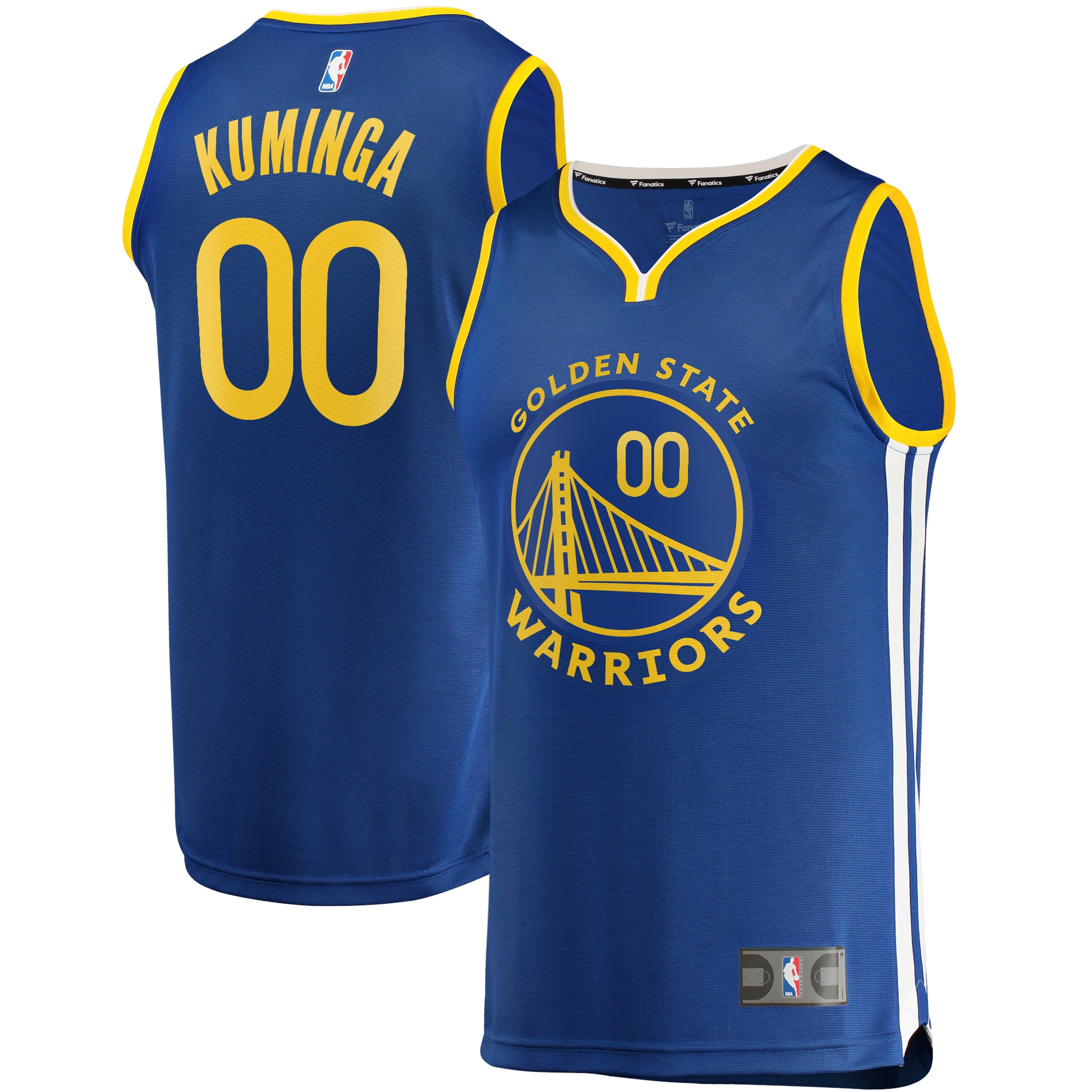 Jonathan Kuminga Golden State Warriors Fanatics Branded 2021/22 Fast Break Replica Jersey - Icon Edition - Royal