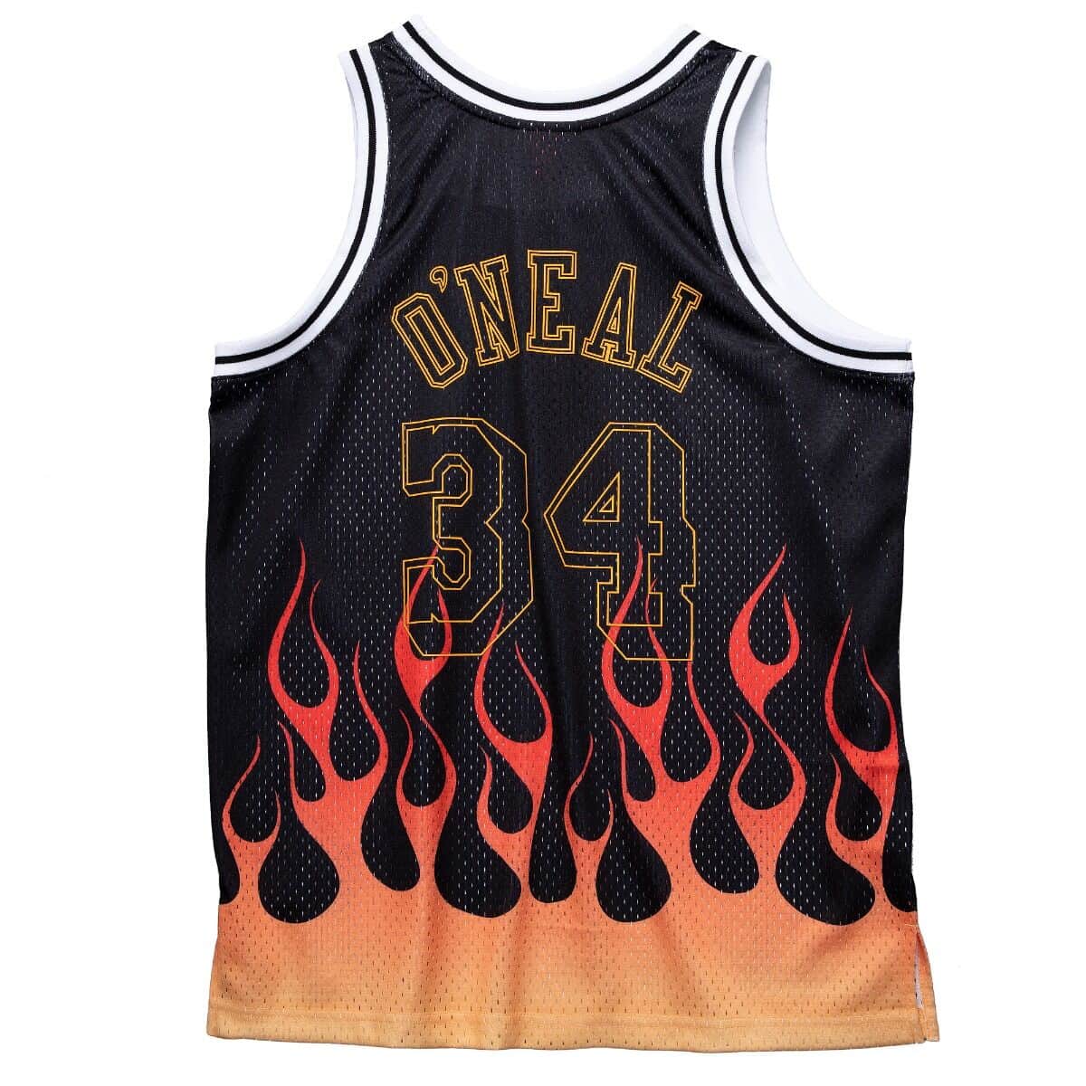 Flames Swingman Shaquille O'Neal Los Angeles Lakers 1996-97 Jersey
