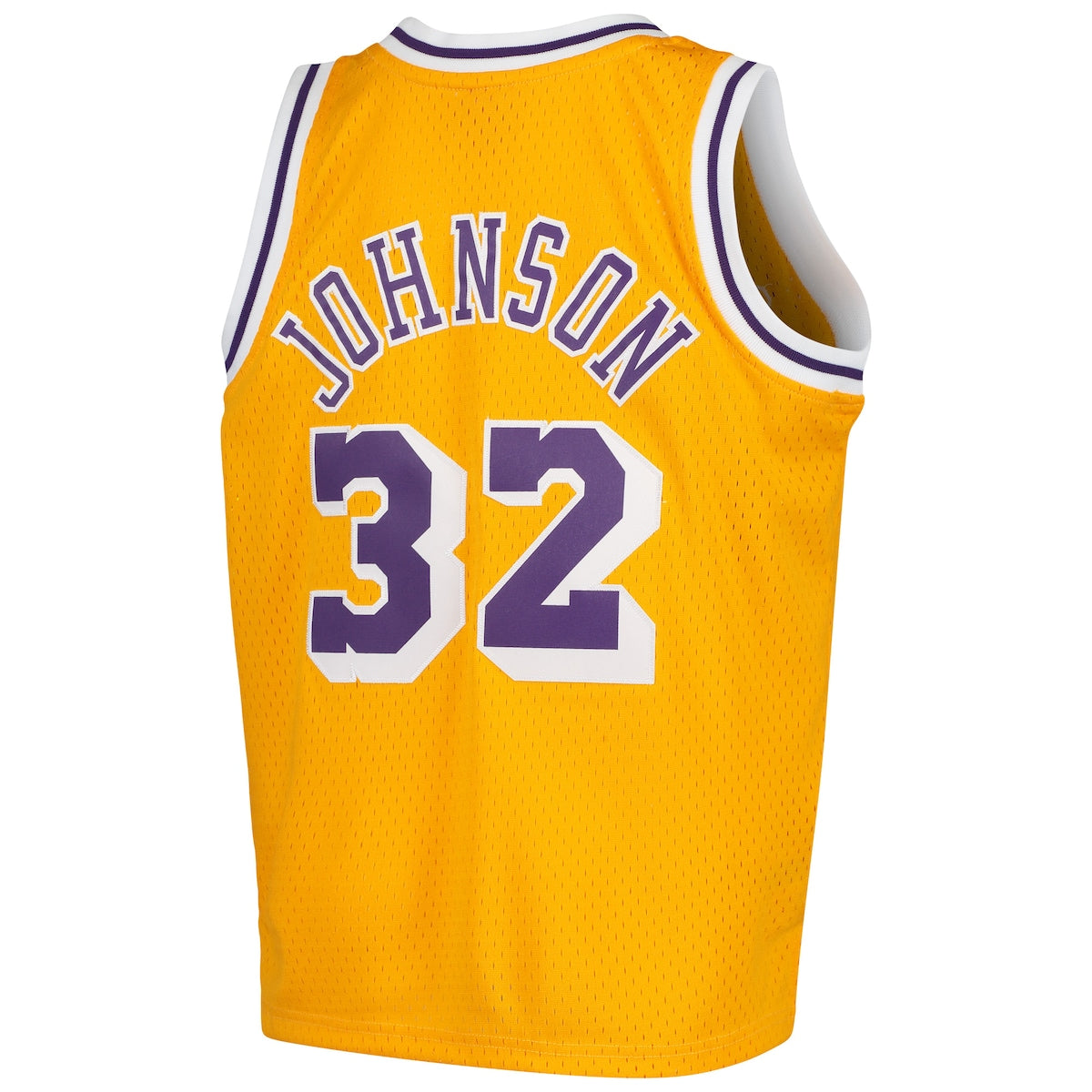 Boys' Grade School Magic Johnson Mitchell & Ness Lakers 2001/02 Hardwood Classics Swingman Jersey - Gold
