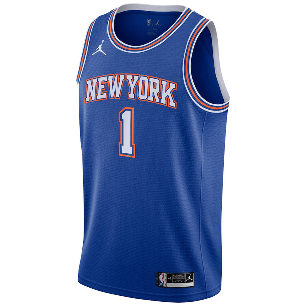 Men's New York Knicks Obi Toppin Statement Edition Jersey - Blue