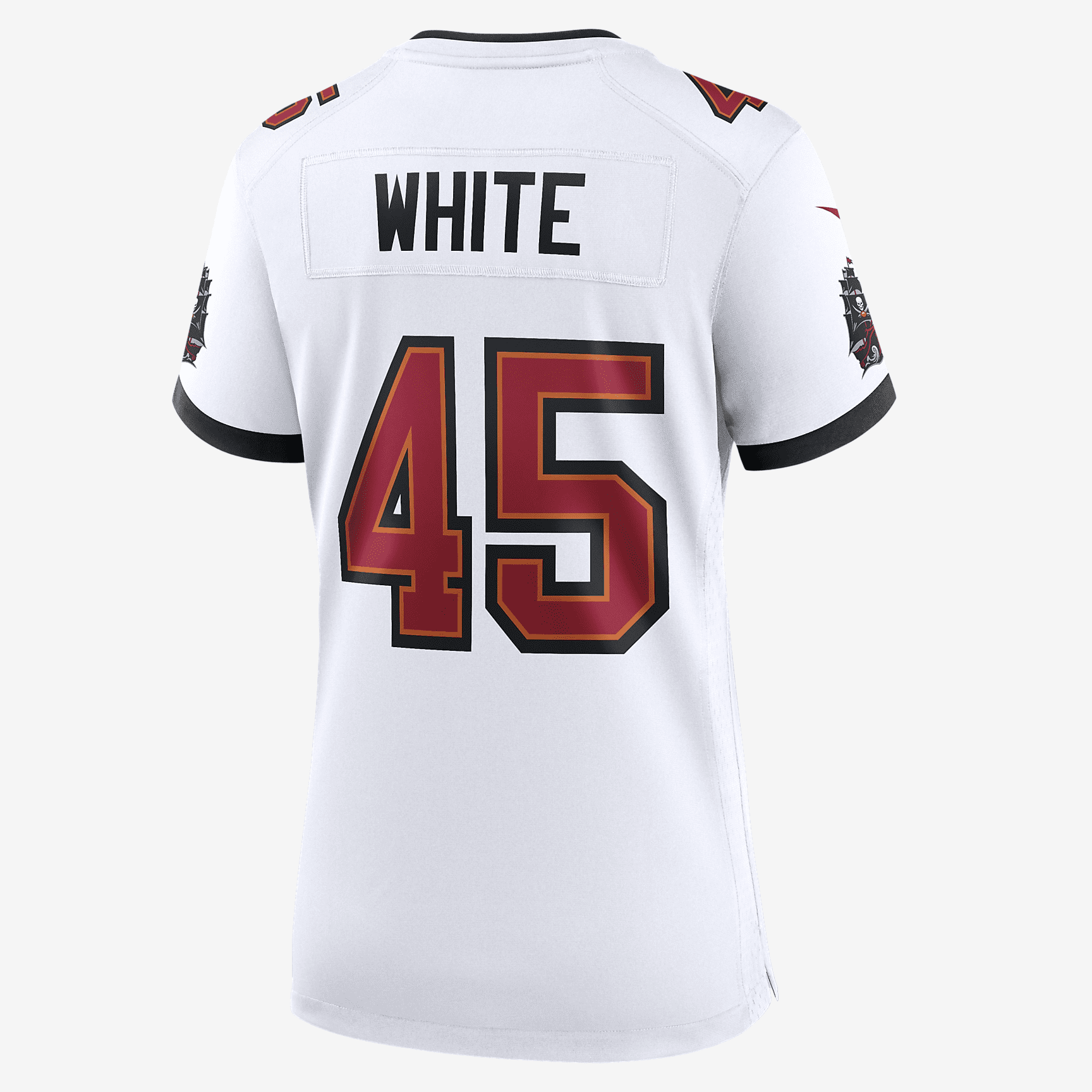 NFL Tampa Bay Buccaneers (Devin White) Women's Game Football Jersey - White