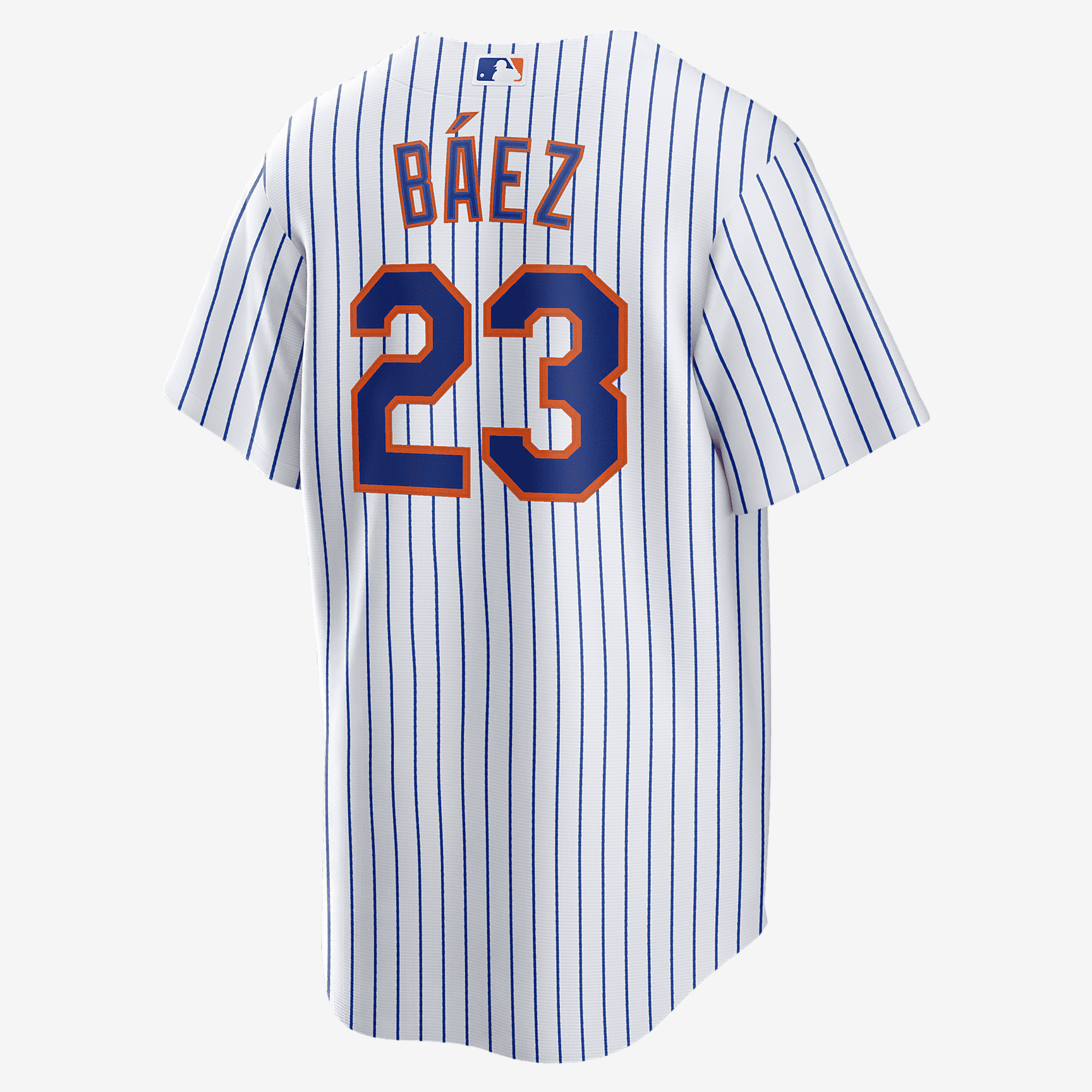 MLB New York Mets (Javier Baez) Men's Replica Baseball Jersey - White