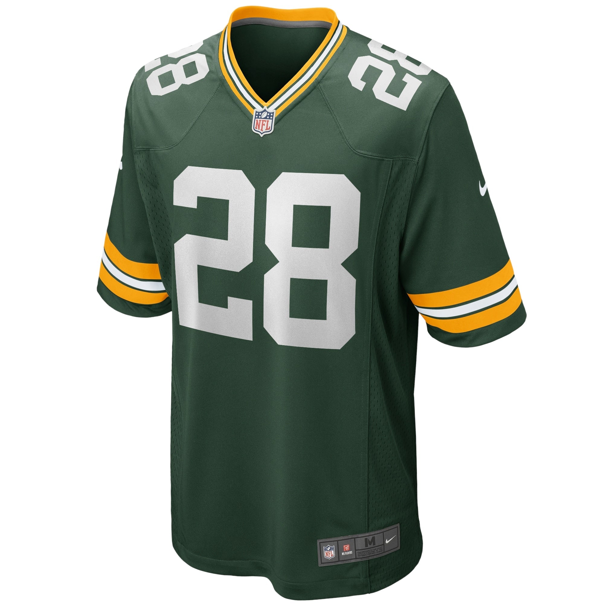 Men's Nike AJ Dillon Green Green Bay Packers Team Game Jersey
