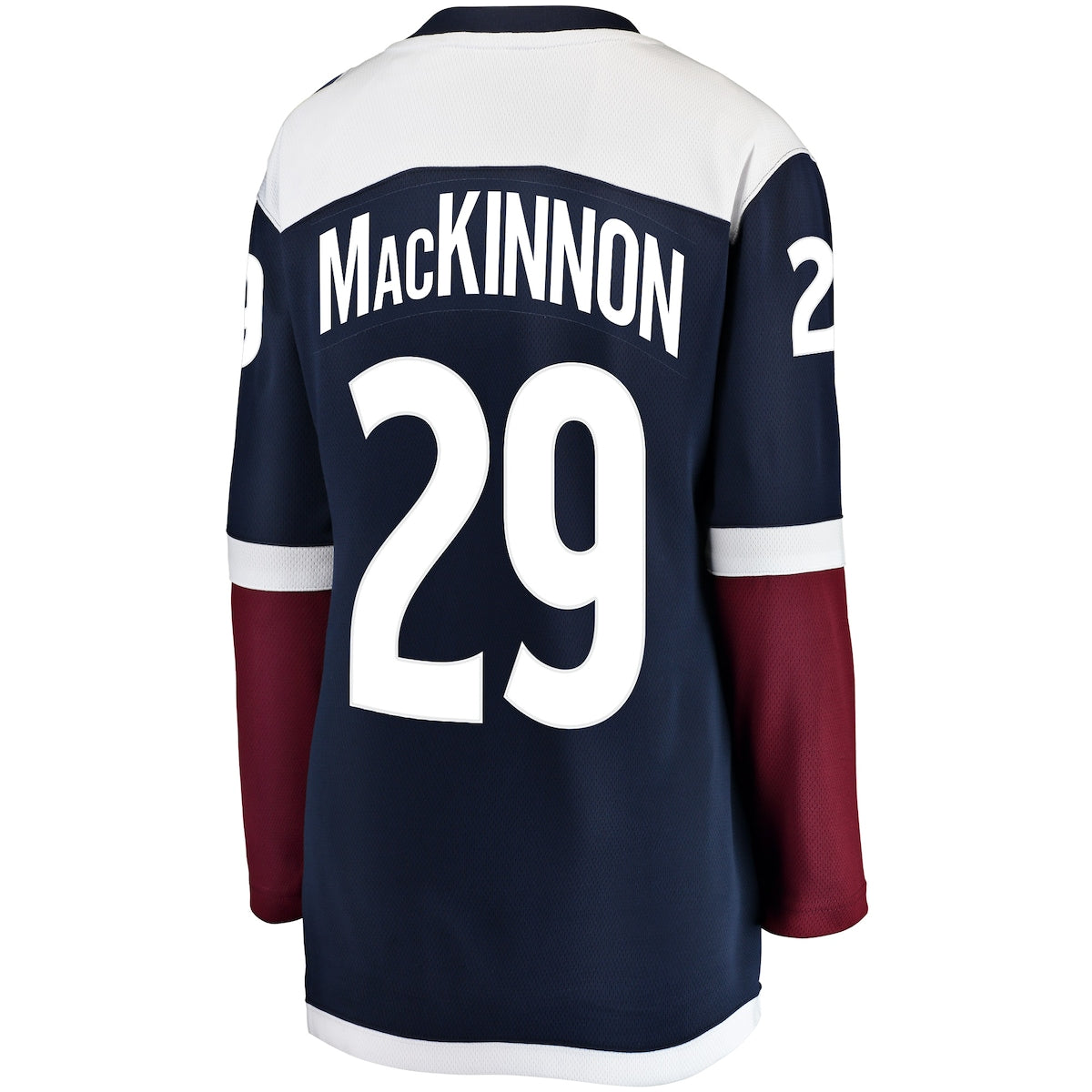 Women's Nathan MacKinnon Fanatics Avalanche Home Breakaway Jersey - Navy