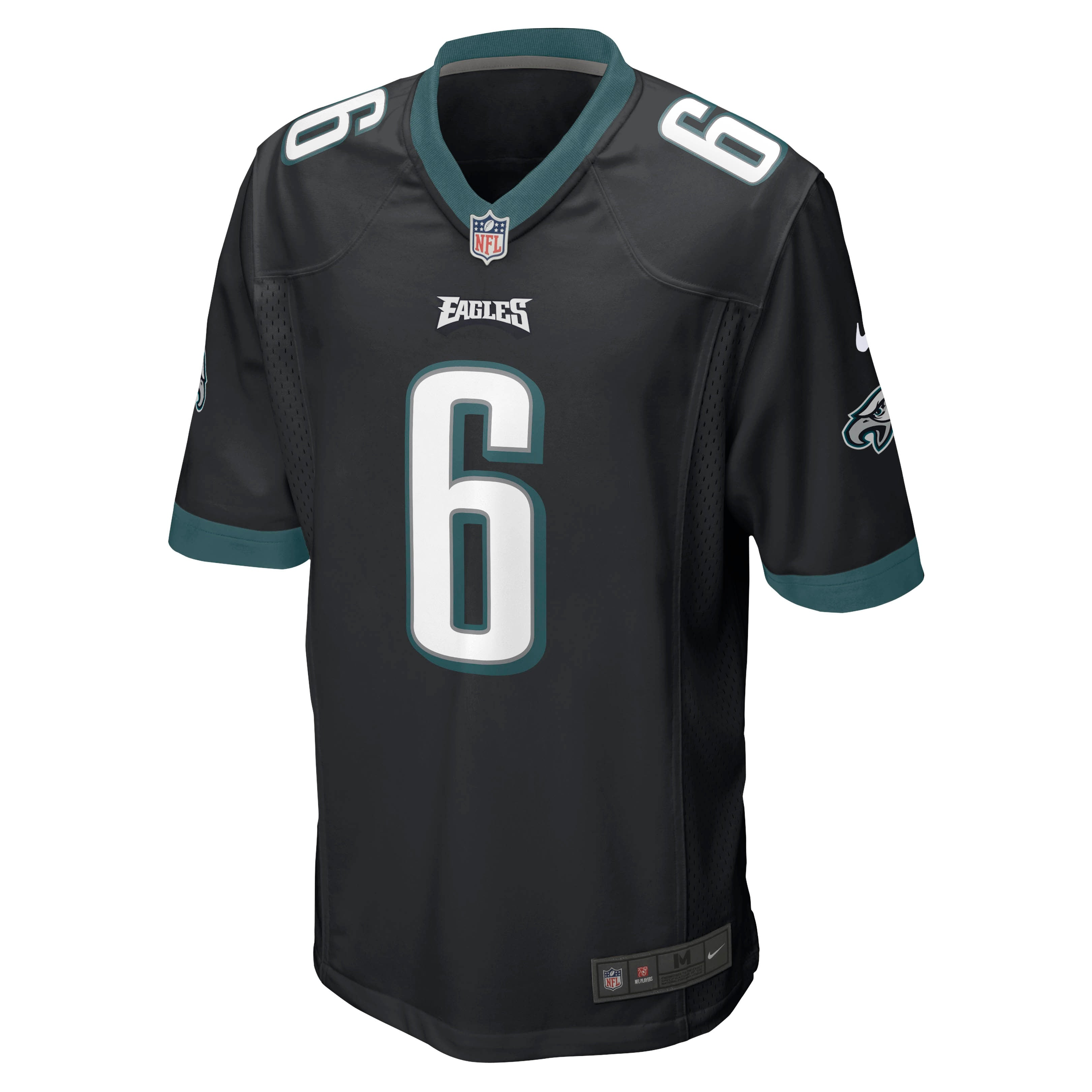 Men's Nike DeVonta Smith Black Philadelphia Eagles Game Jersey