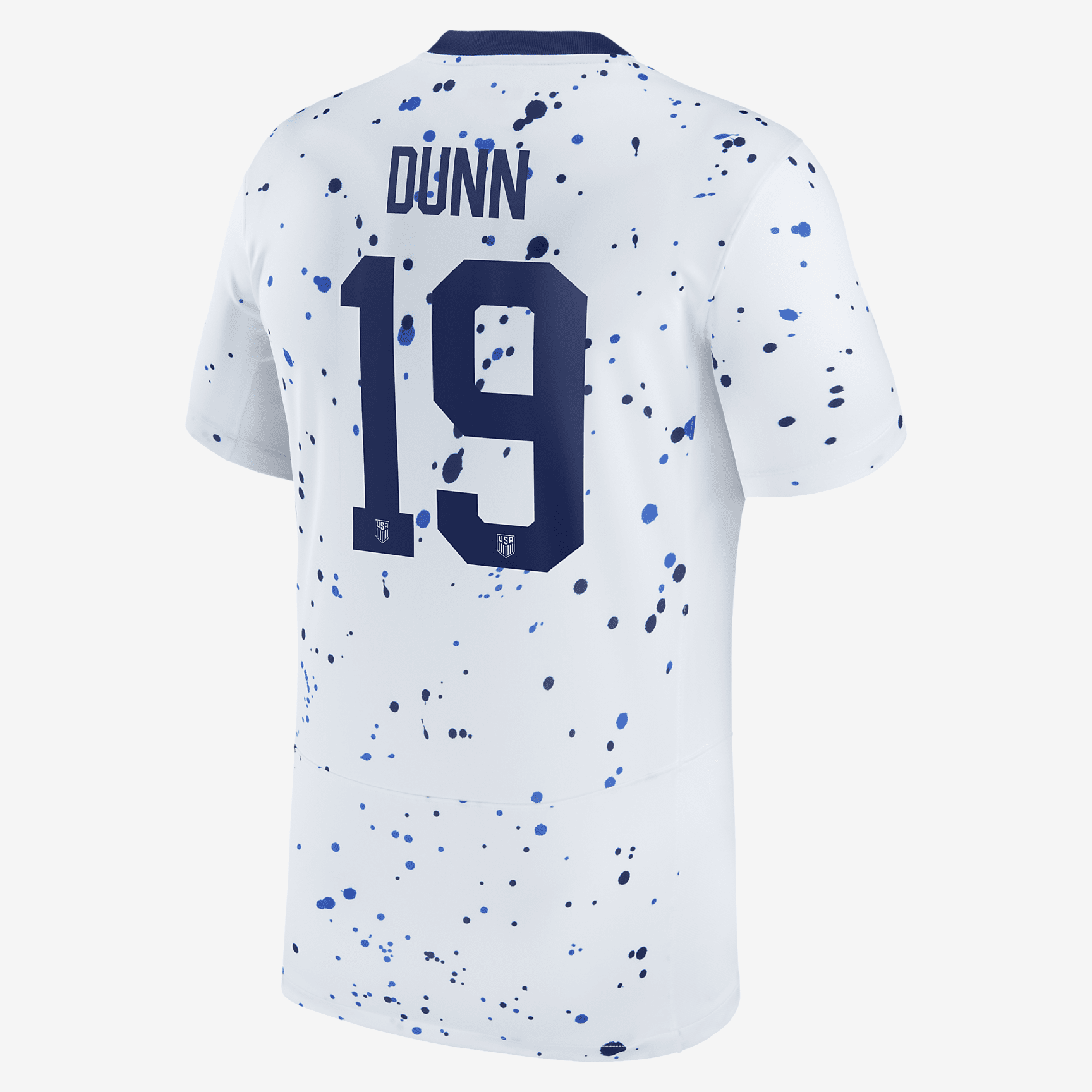 Crystal Dunn USWNT 2023 Stadium Home Men's Nike Dri-FIT Soccer Jersey - White