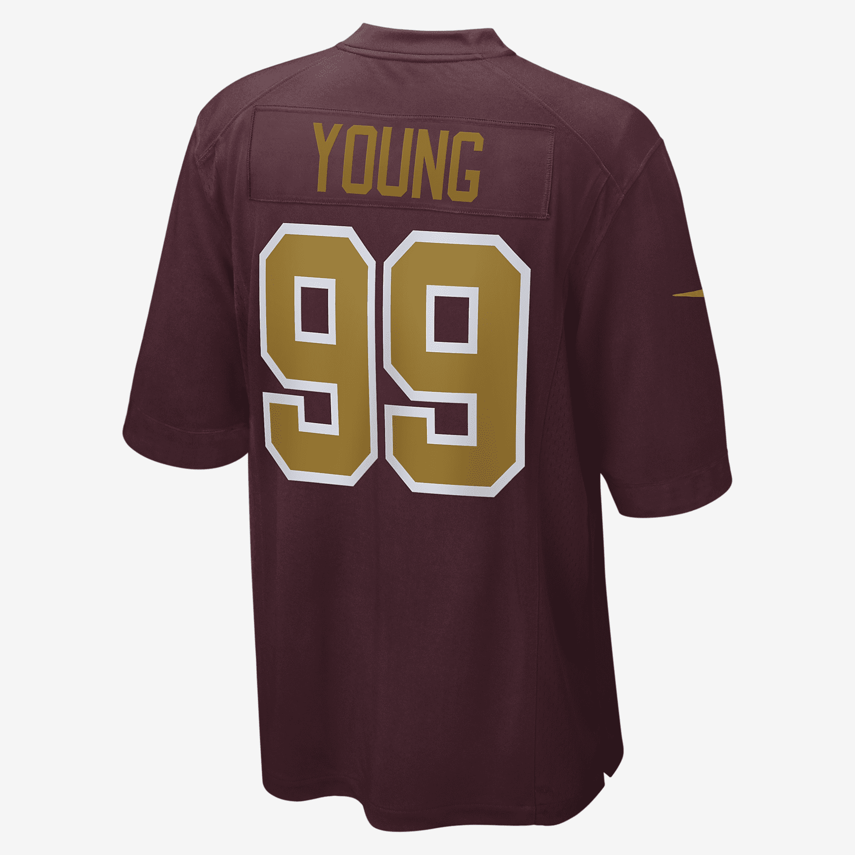 NFL Washington Commanders (Chase Young) Men's Game Football Jersey - Burgundy
