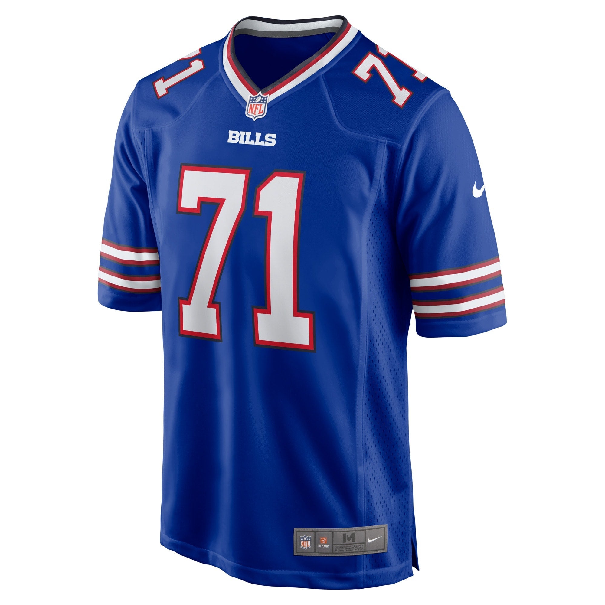 Men's Nike Ryan Bates Royal Buffalo Bills Game Player Jersey