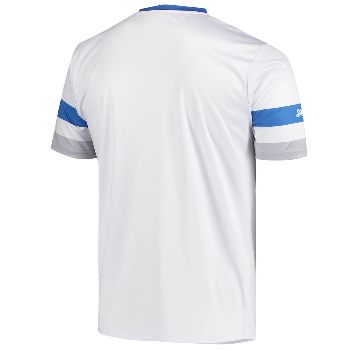 Men's  Stitches Dodgers Cooperstown V-Neck Jersey - White