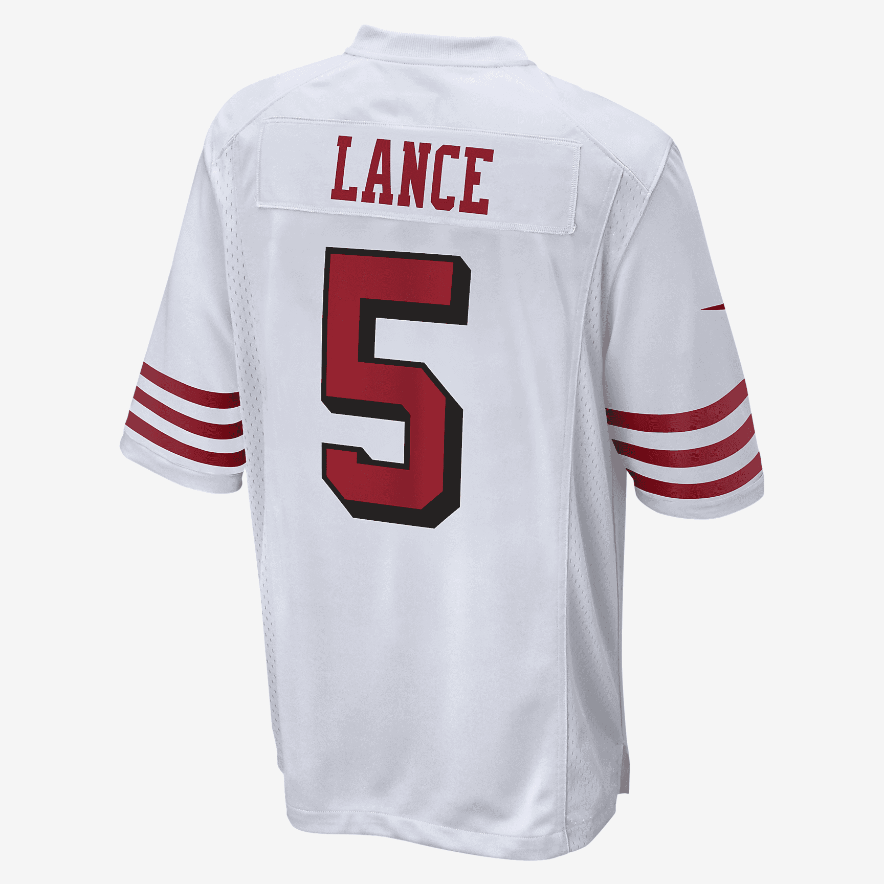 NFL San Francisco 49ers (Trey Lance) Men's Game Football Jersey - White
