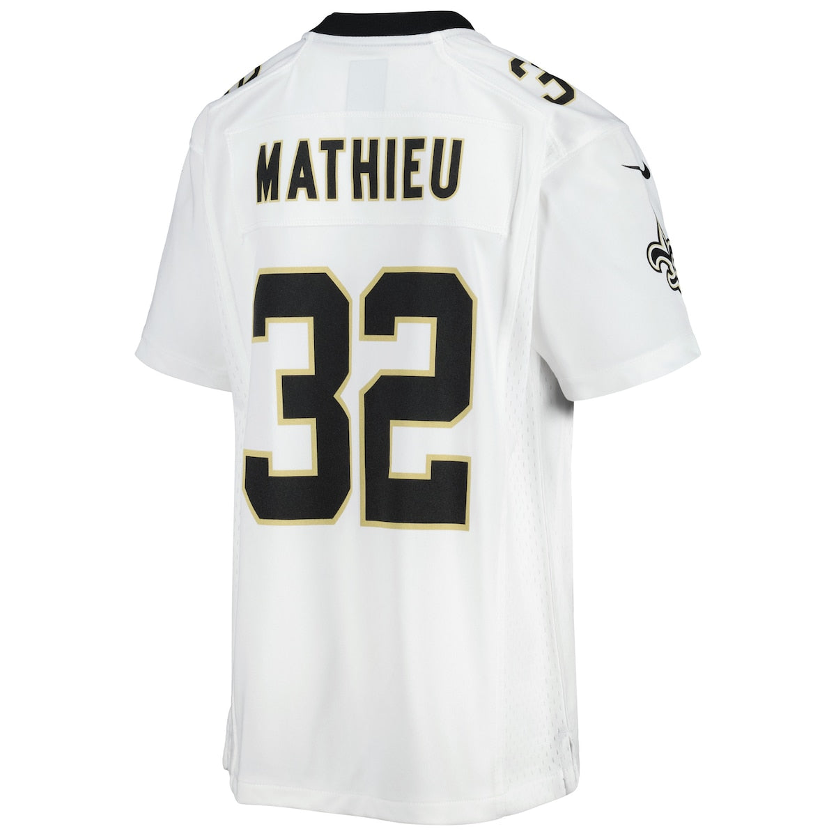 Boys' Grade School Tyrann Mathieu Nike Saints Team Color Game Day Jersey - White