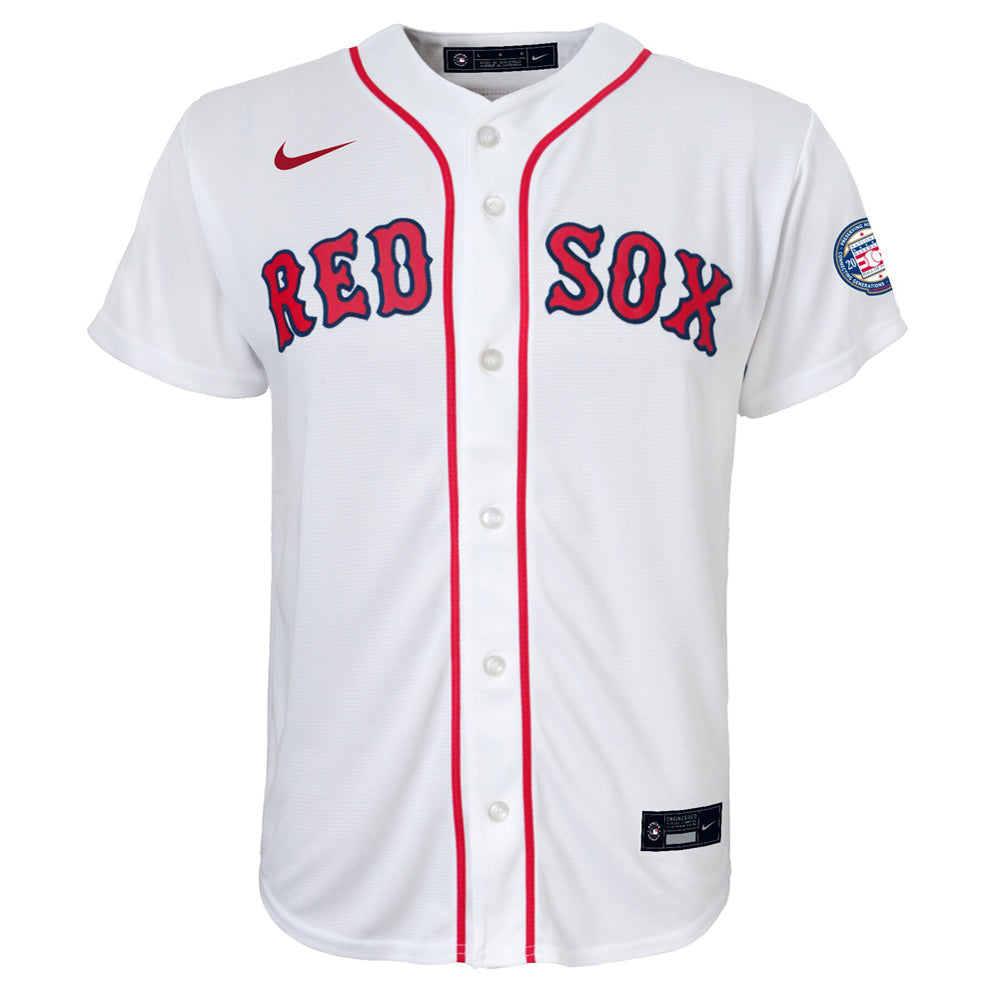 Youth Boston Red Sox David Ortiz Hall of Fame Player Jersey - White